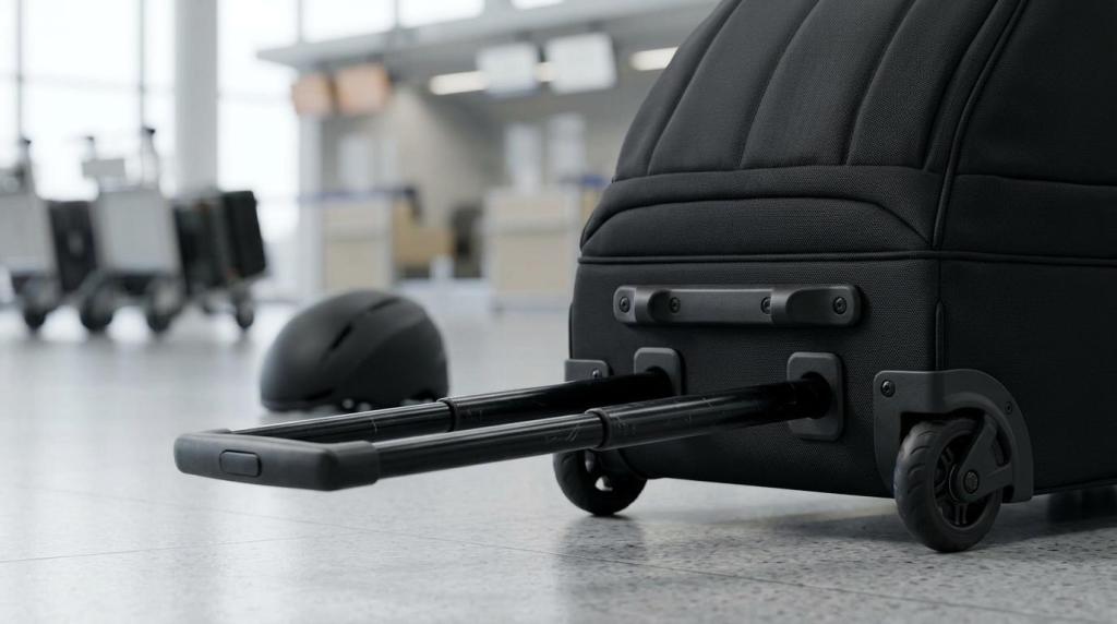 NooMii Transporttasche mit Rollen für Flugreisen wählen
