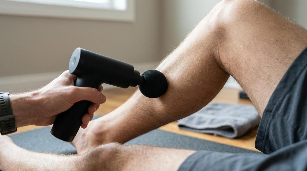 Massagepistole richtig anwenden nach Sport