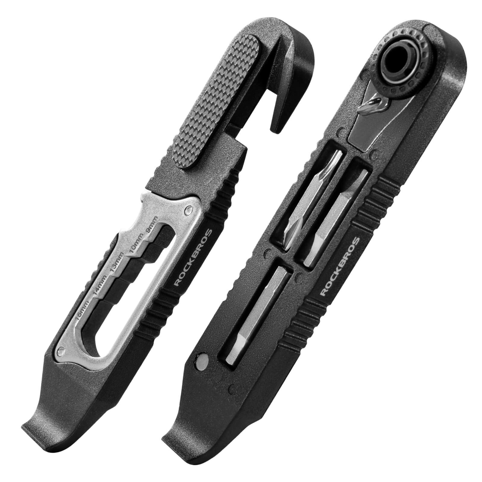 16 in 1 Fahrradwerkzeug Mini Tool Set Reifenheber mit Ratschenschlüssel - Werkzeuge ROCKBROS - EU - NooMii