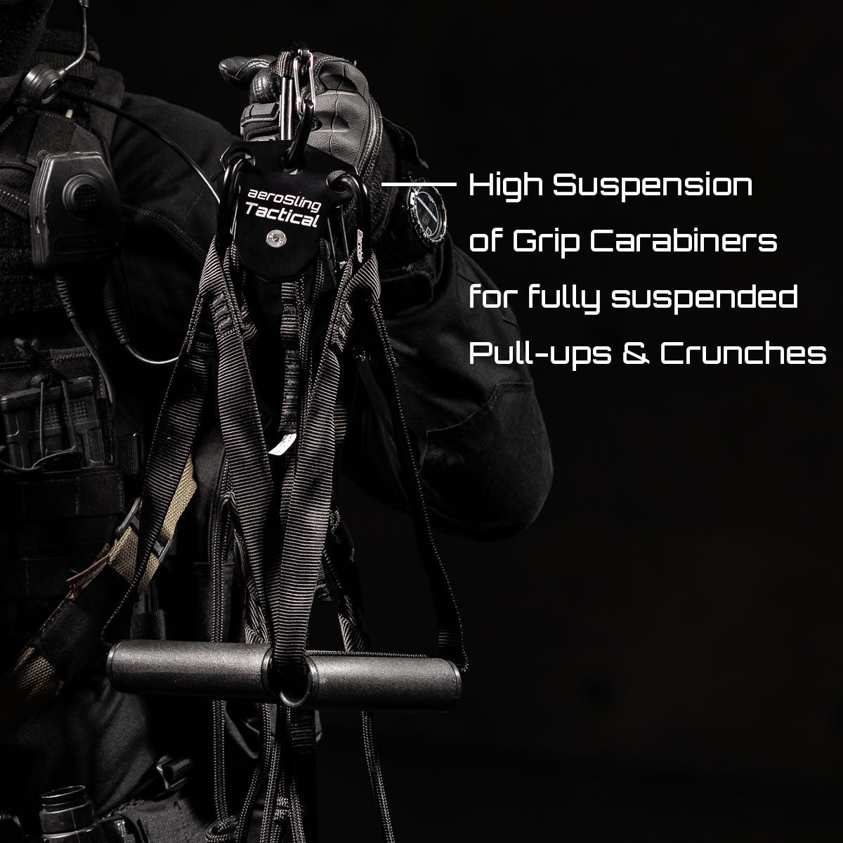 aeroSling Tactical - Full - Black High - End Slingtrainer - aerobis fitness - NooMii