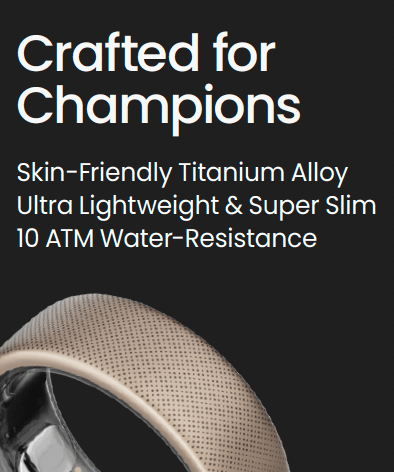 Amazfit Helio Ring - Titanium - NooMii
