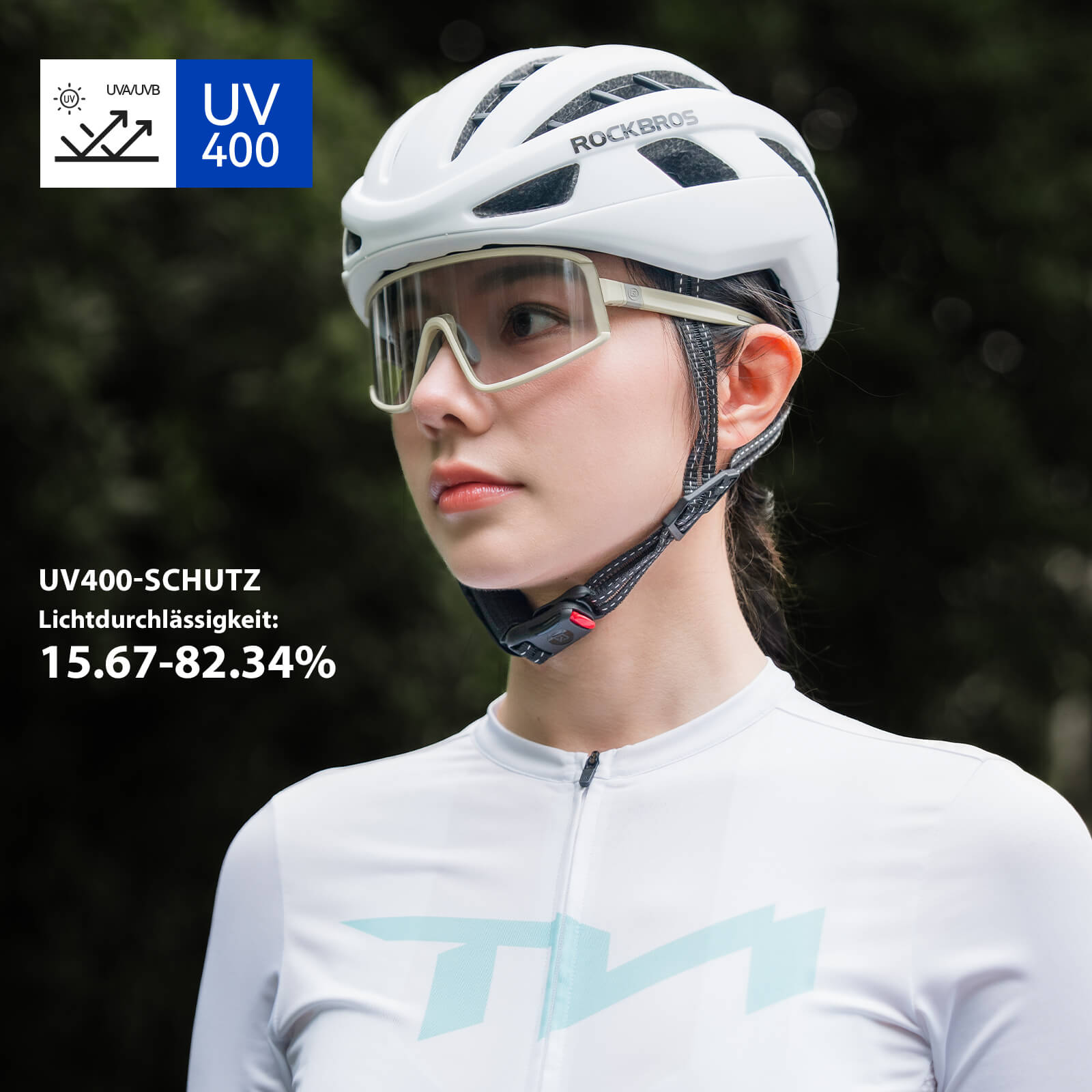 Anti - Beschlag Sonnenbrille Selbsttönend UV400 Schutz - Fahrradbrille ROCKBROS - EU - NooMii