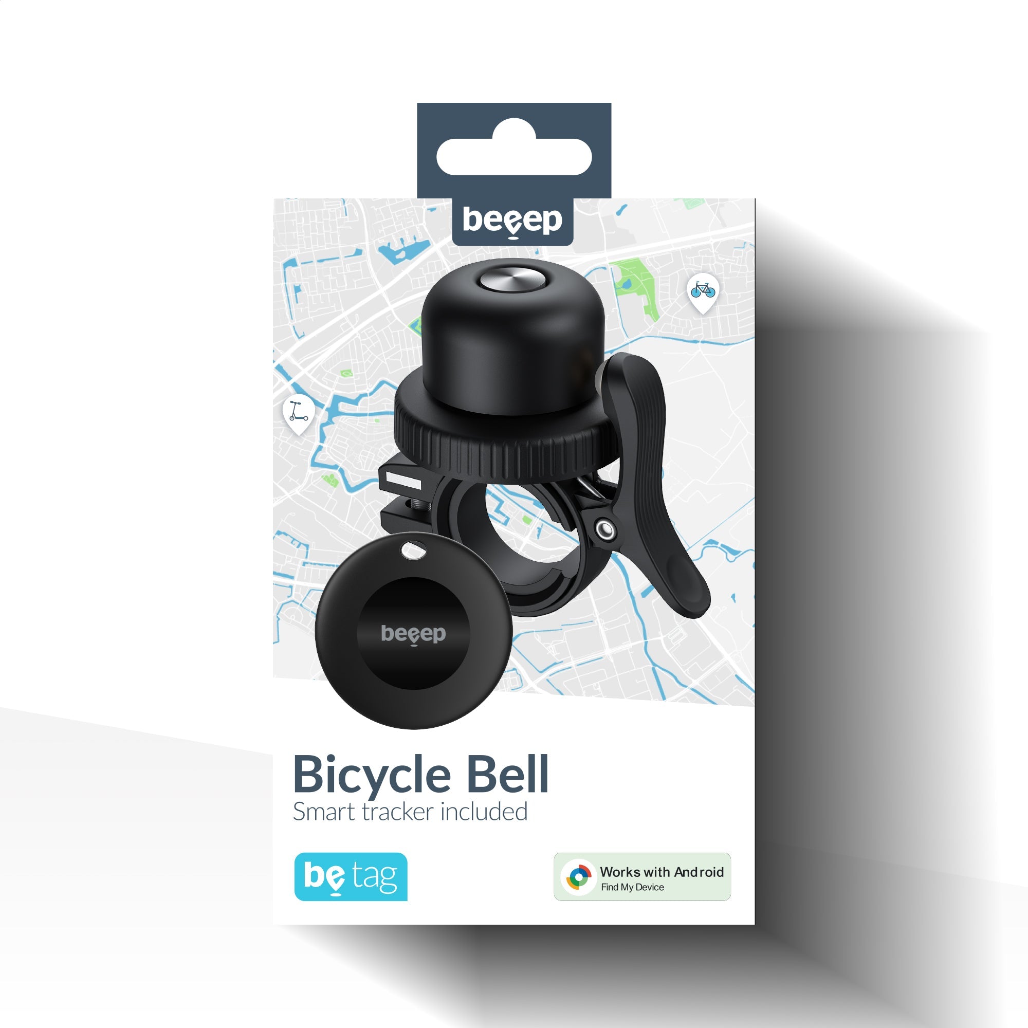 Beeep BeTag Fahrradklingel – Smart Tracker Google Find My Device - NooMii