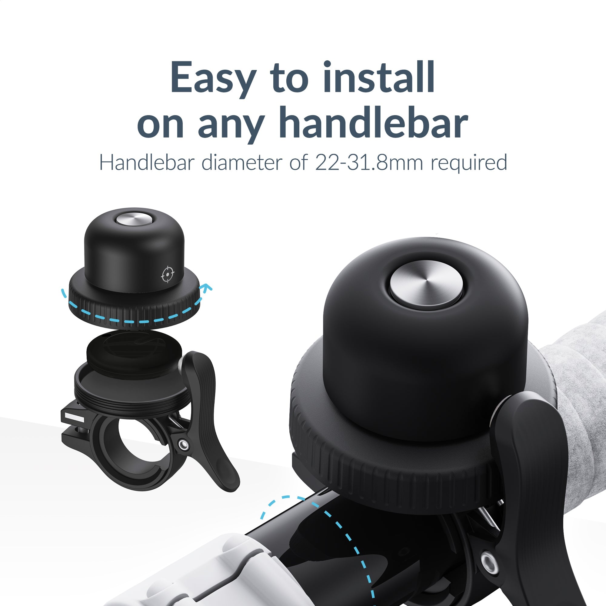Beeep BeTag Fahrradklingel – Smart Tracker Google Find My Device - NooMii