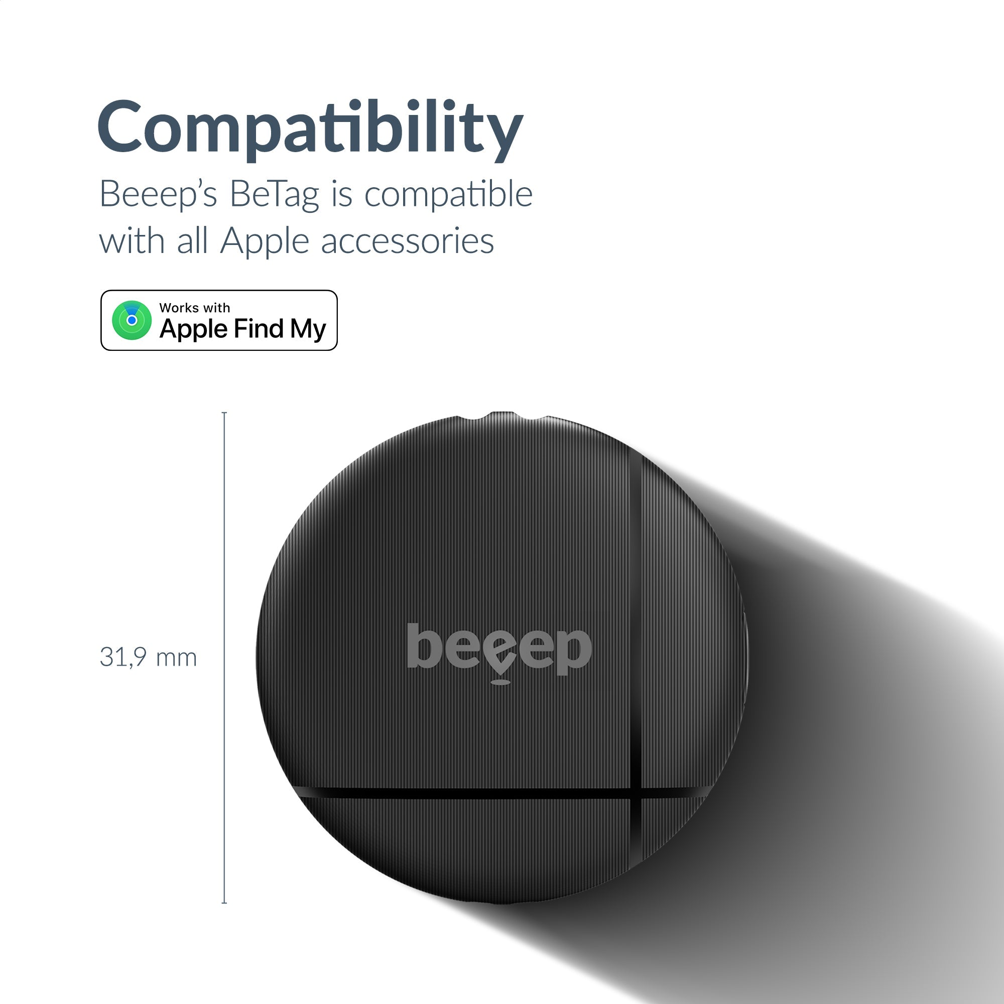 Beeep BeTag – Smart Tracker Apple Find My 3er Pack - NooMii