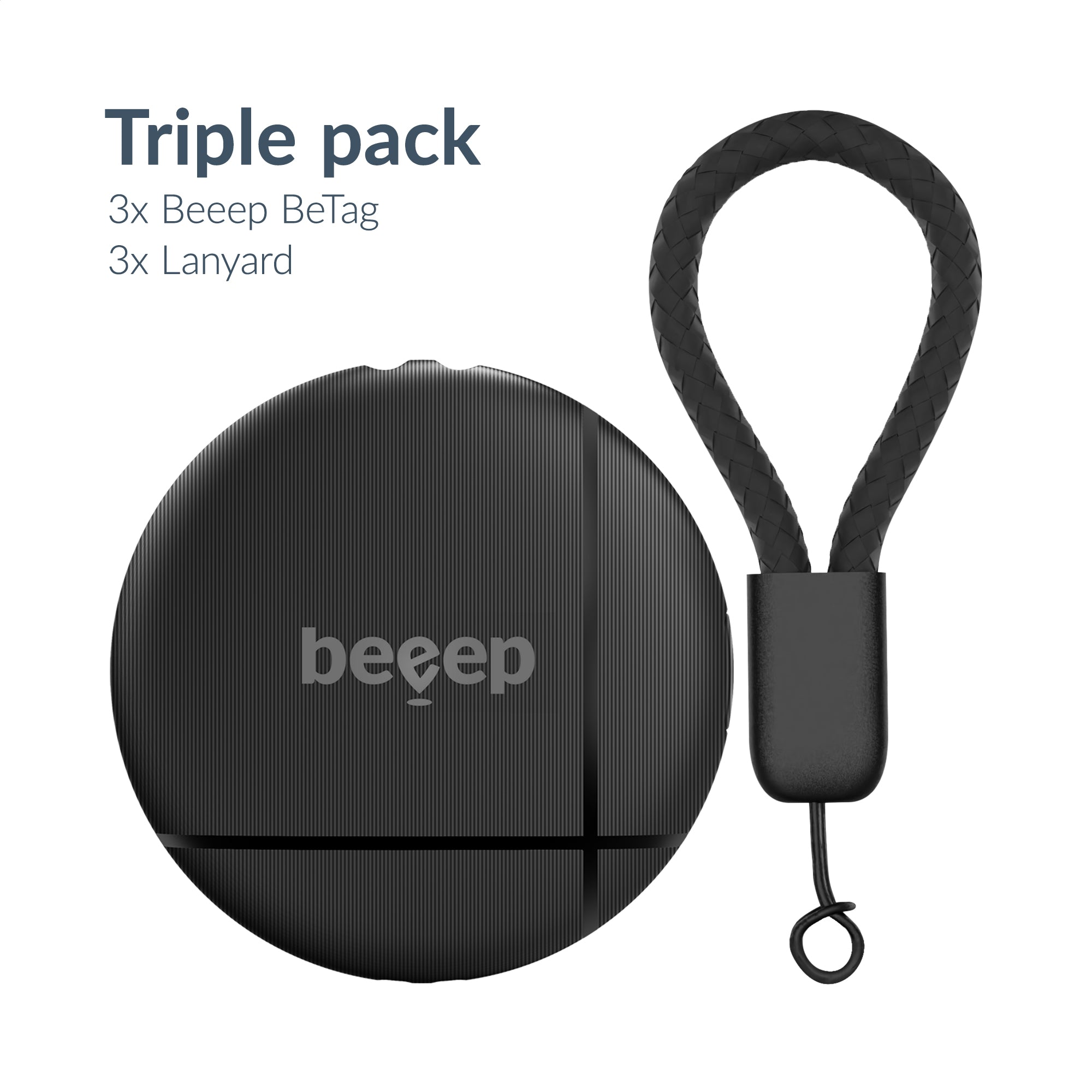 Beeep BeTag – Smart Tracker Apple Find My 3er Pack - NooMii