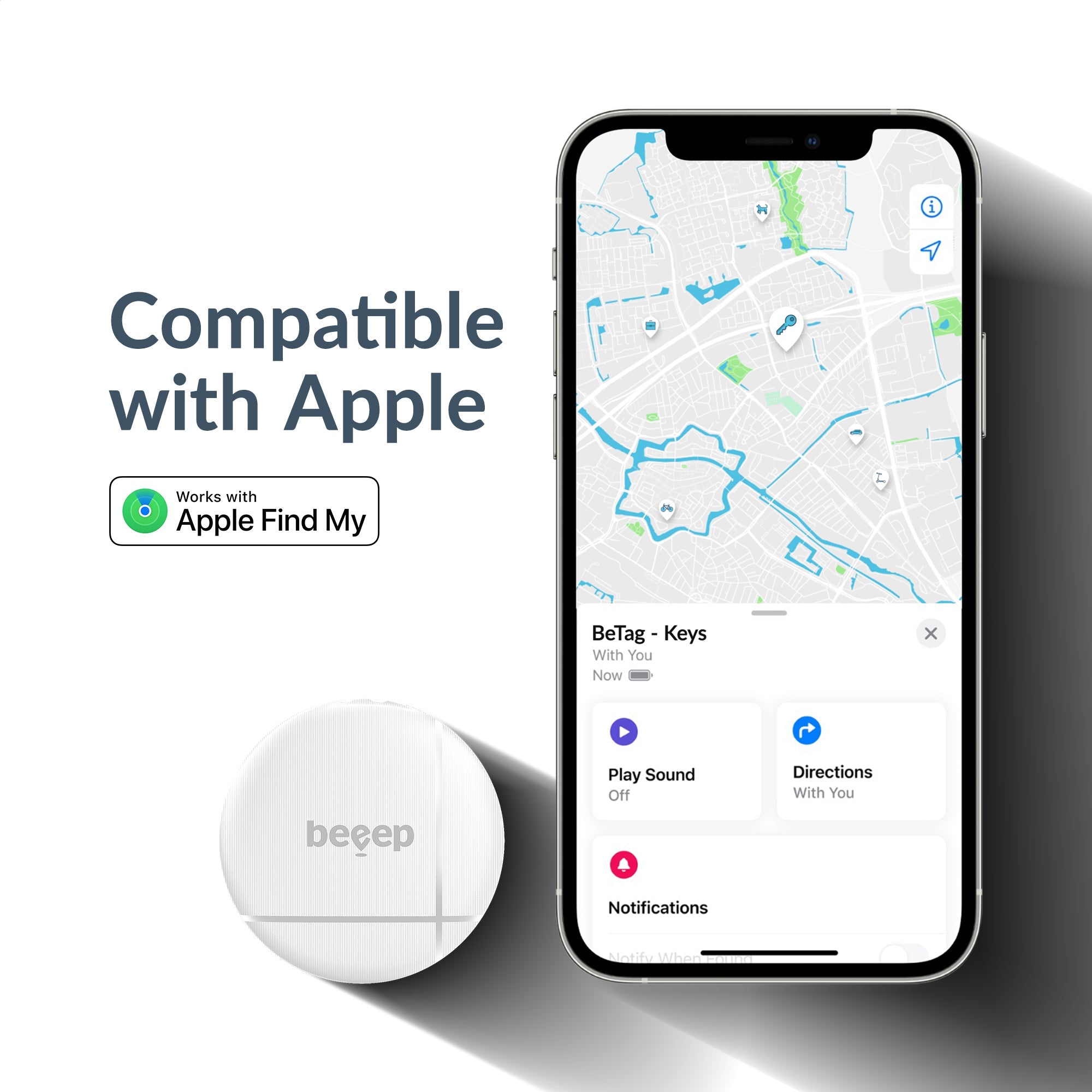 Beeep BeTag – Smart Tracker Apple Find My - NooMii