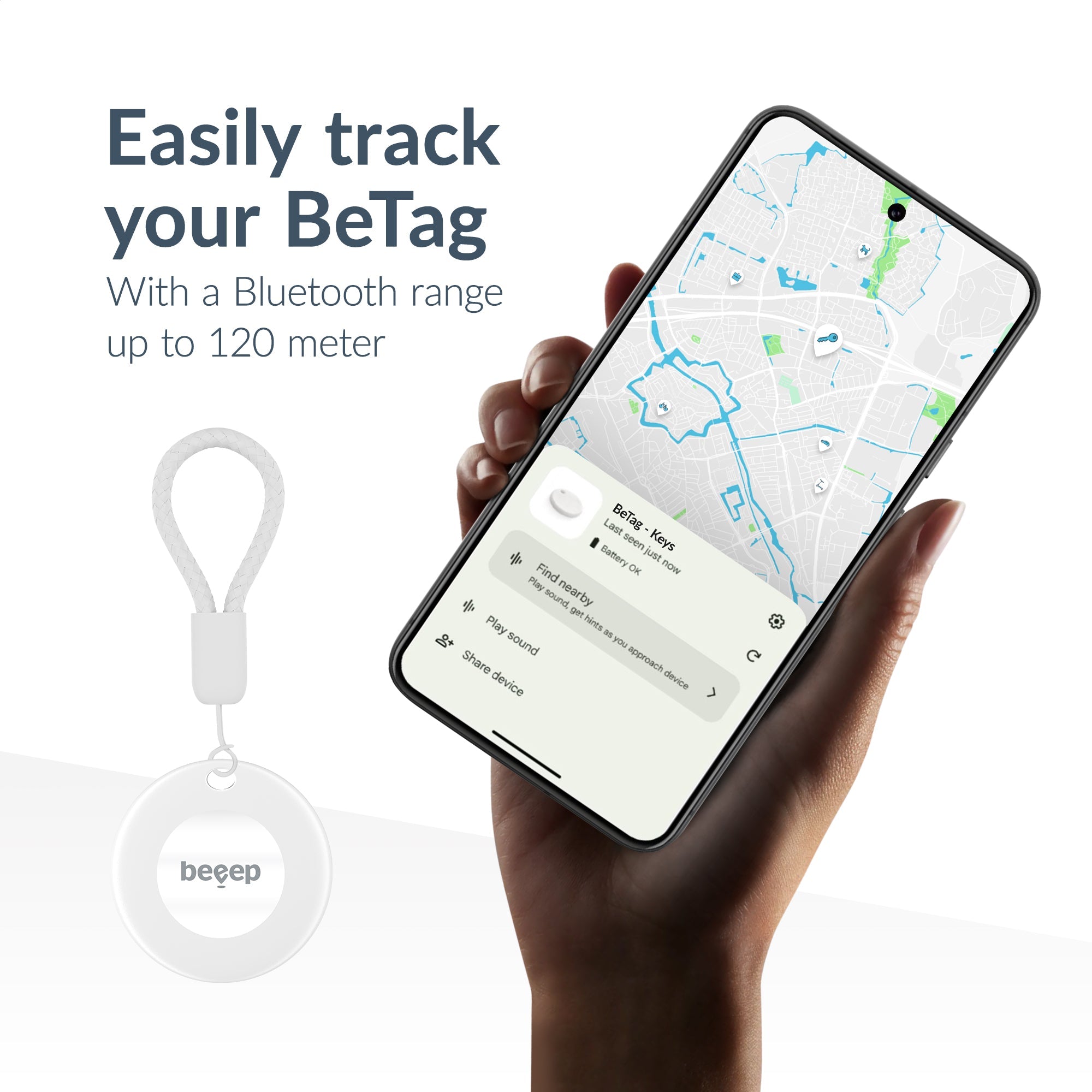 Beeep BeTag – Smart Tracker für Android Google Find My Device - NooMii
