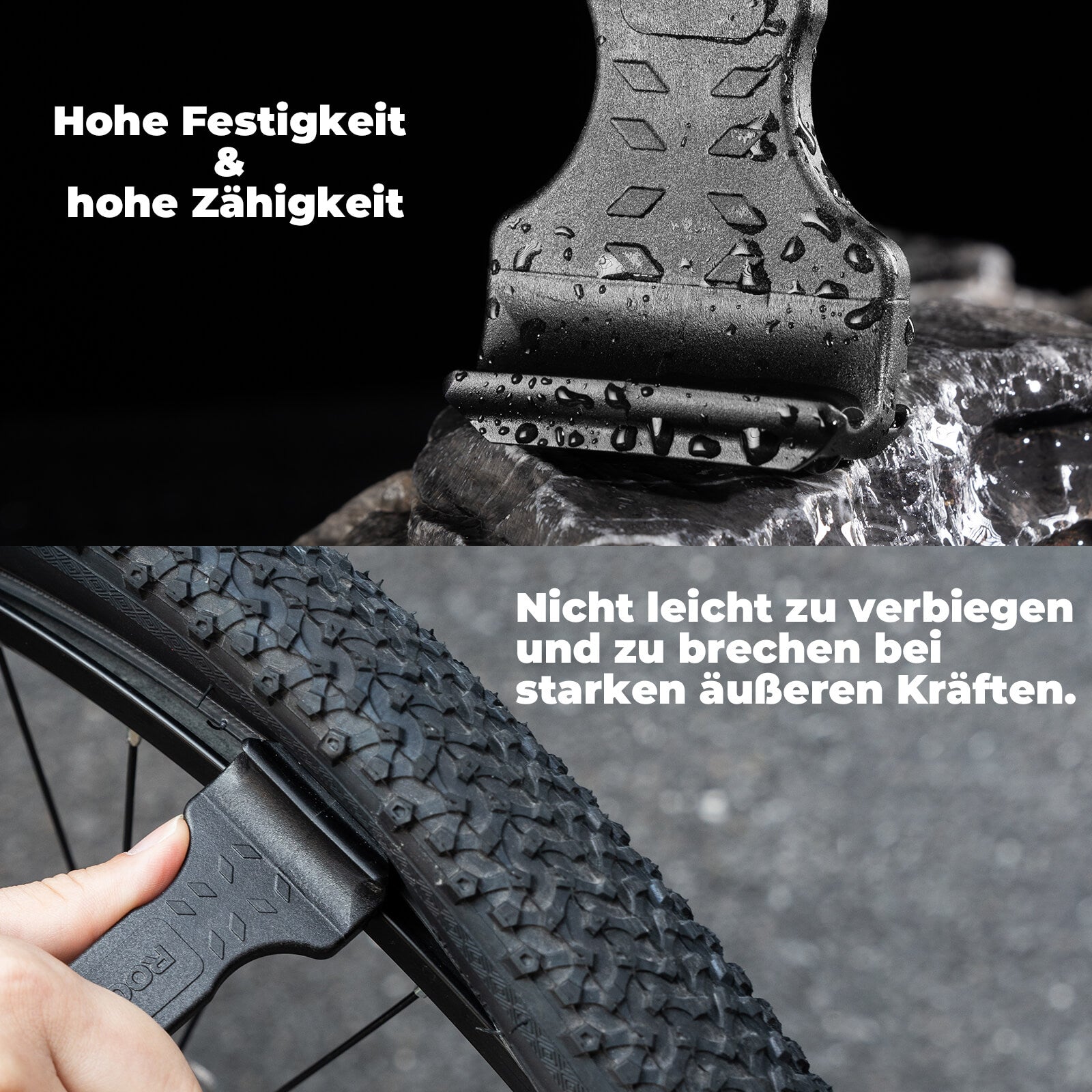 Fahrrad 2 - IN - 1 Reifenheber Fahrradwerkzeug Tragbar - Reifenheber ROCKBROS - EU - NooMii