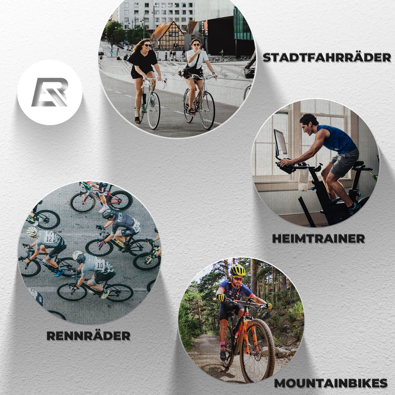 Fahrrad Aufblasbarer Sattelbezug Gepolstert mit Überzug - Fahrradsattel ROCKBROS - EU - NooMii