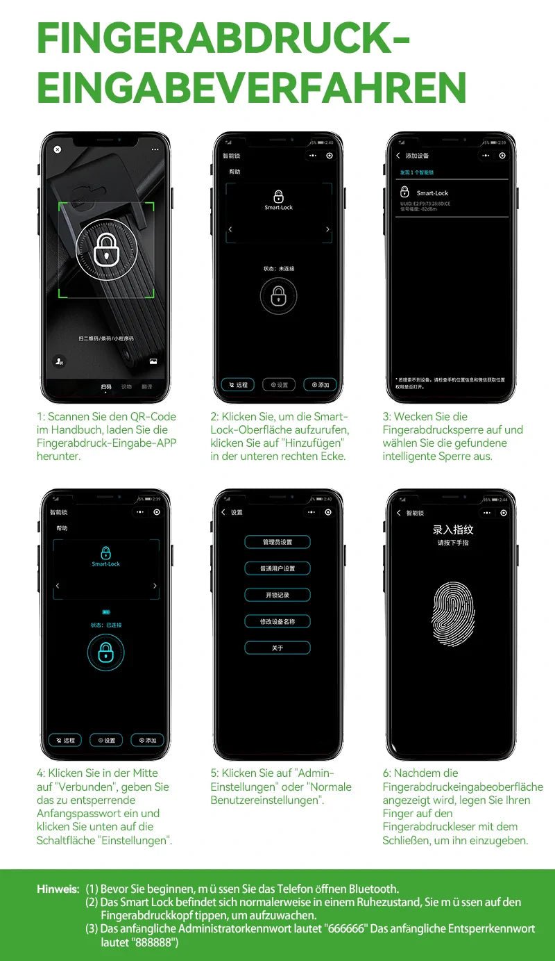 Fahrrad Fingerabdruck Faltschloss USB - Aufladung - Fahrradschloss ROCKBROS - EU - NooMii