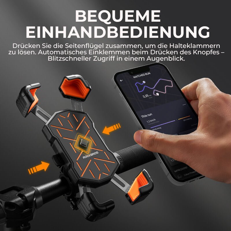 Fahrrad Handyhalterung 360° Drehbar für 4,5 - 7,2 Zoll - Fahrrad Handyhalterung ROCKBROS - EU - NooMii