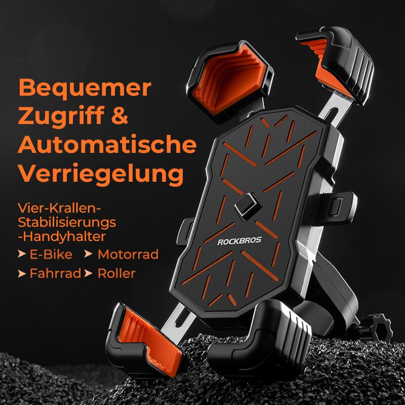 Fahrrad Handyhalterung 360° Drehbar für 4,5 - 7,2 Zoll - Fahrrad Handyhalterung ROCKBROS - EU - NooMii