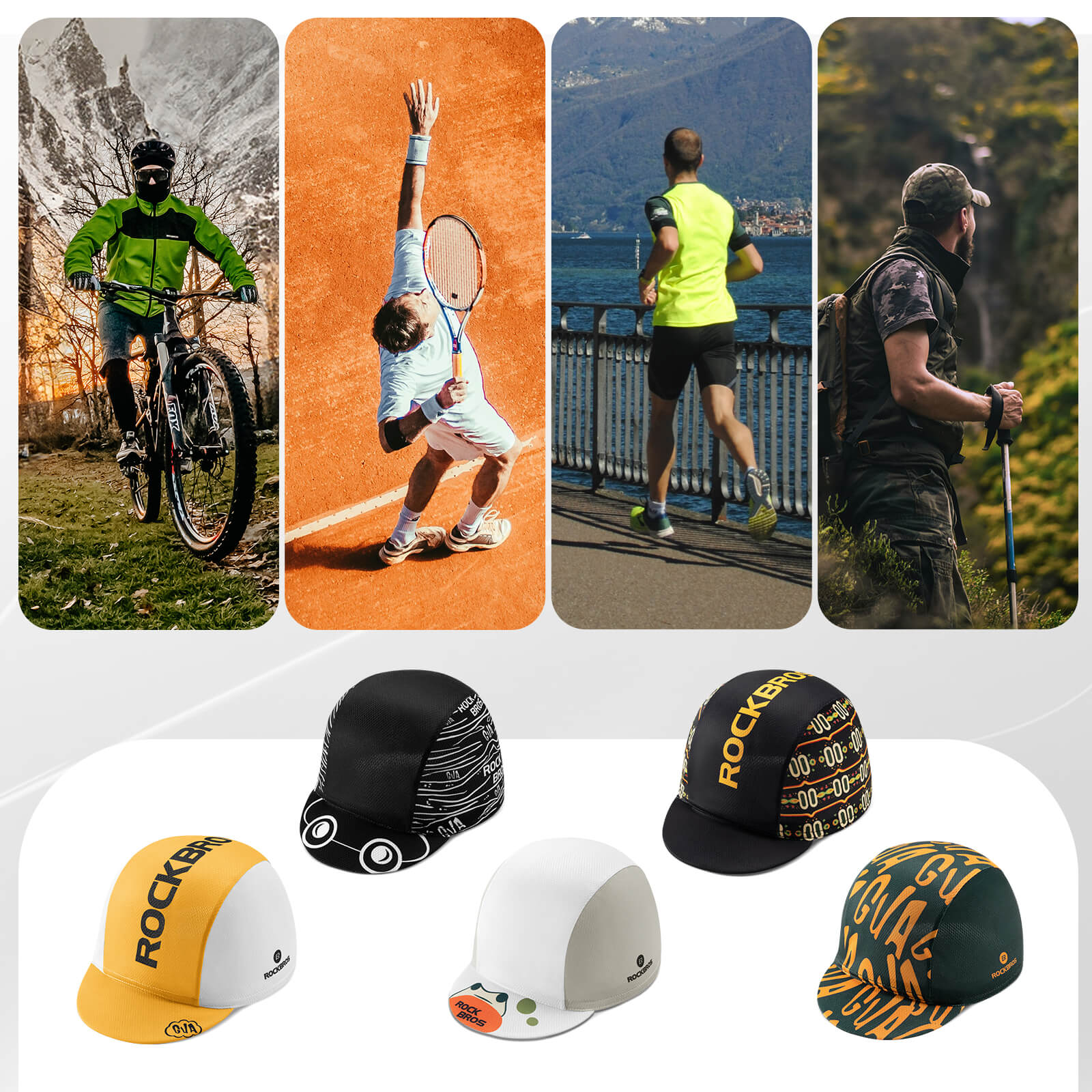 Fahrrad Kappe Sommer Fahrradmütze - Fahrrad Mütze ROCKBROS - EU - NooMii