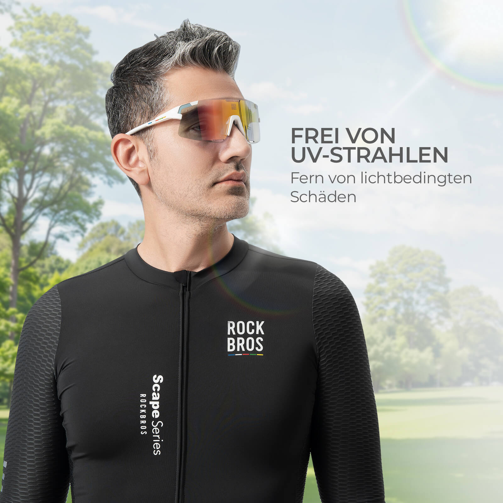 Fahrradbrille Drei - Gläser Konfigurationssystem - BOUNDLESS Serie - Fahrradbrille ROCKBROS - EU - NooMii