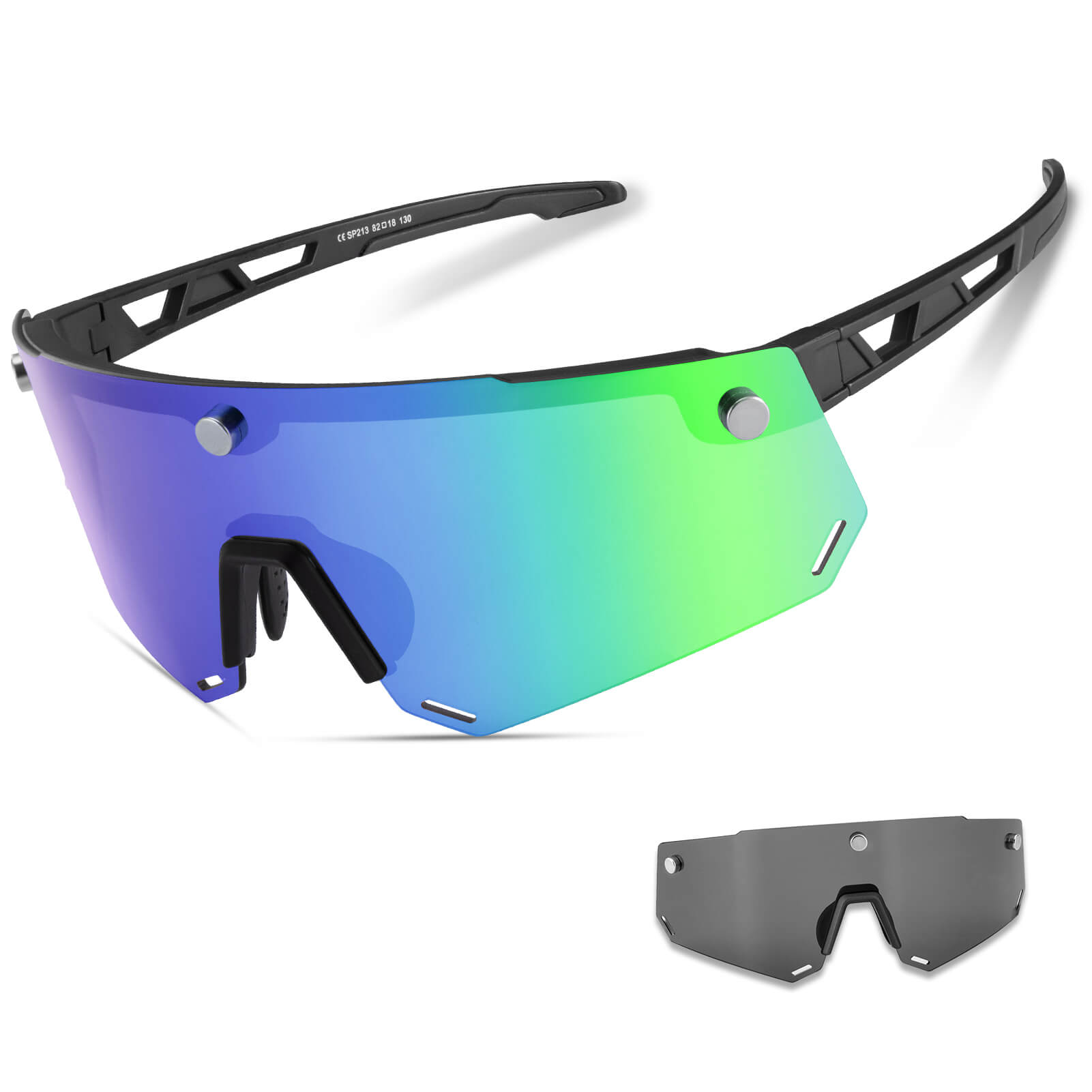 Fahrradbrille Polarisiert Magnetische Haftung Herren/Damen - Fahrradbrille ROCKBROS - EU - NooMii