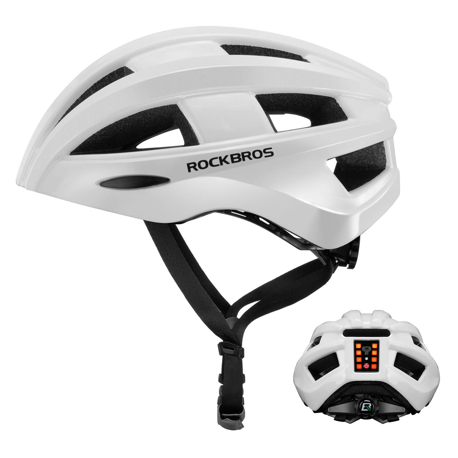 Fahrradhelm mit Rücklicht 55 - 60cm - Fahrradhelme ROCKBROS - EU - NooMii
