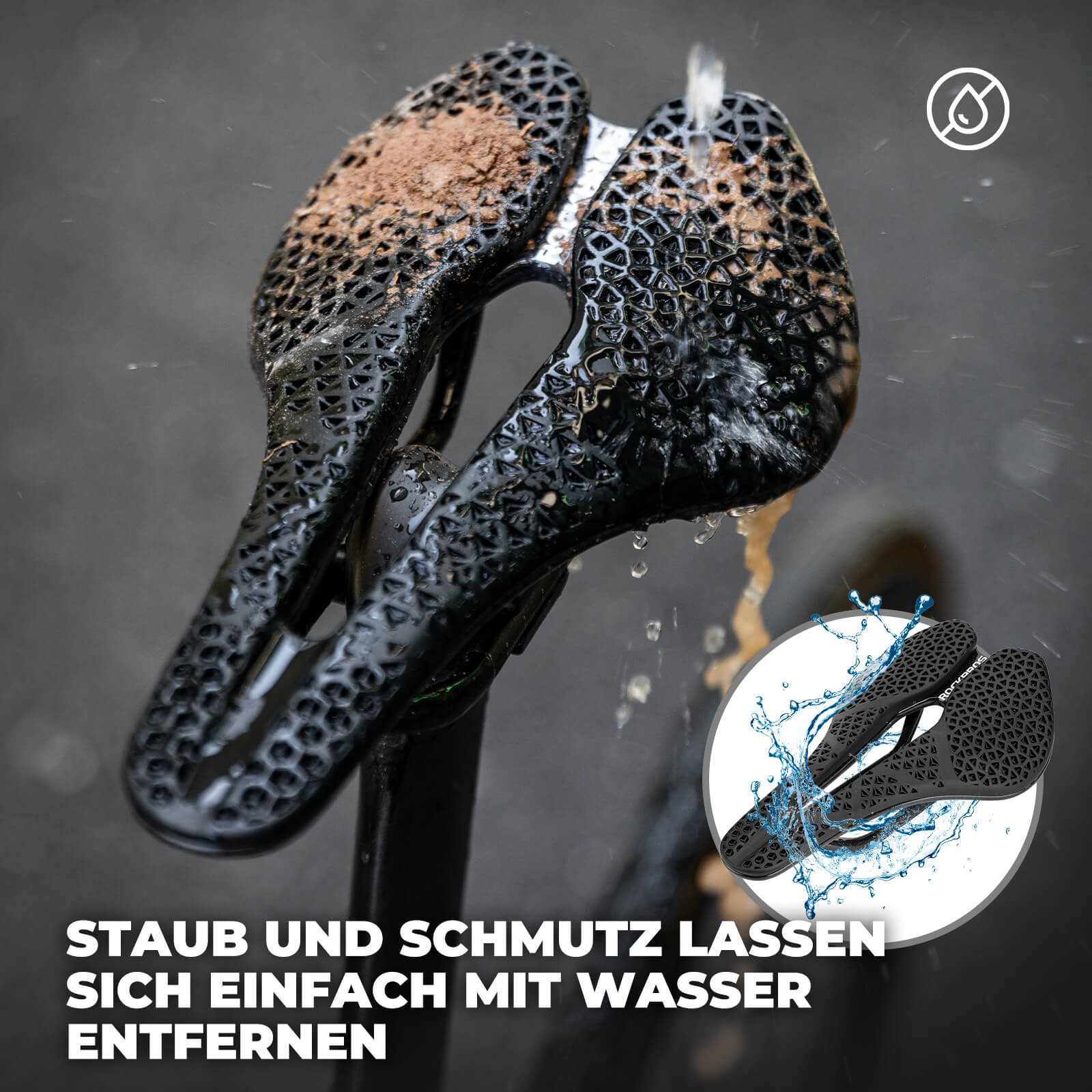 Fahrradsattel Wasserdicht Ergonomischer für MTB, Gravel, E - Bikes - Fahrradsattel ROCKBROS - EU - NooMii