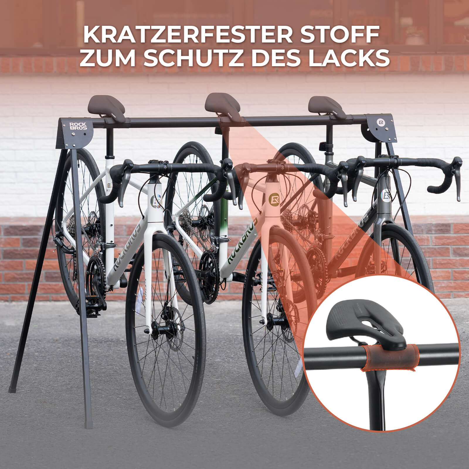 Fahrradständer Aufhängebügel Faltbar Rostfrei Tragfähig bis 80/120 kg - Fahrradständer ROCKBROS - EU - NooMii