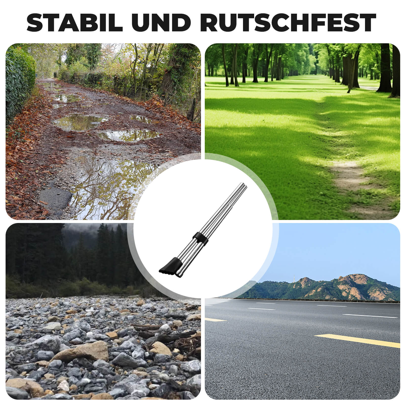 Fahrradständer Klappbar Seitenständer für 26–27,5 Zoll - Fahrradständer ROCKBROS - EU - NooMii