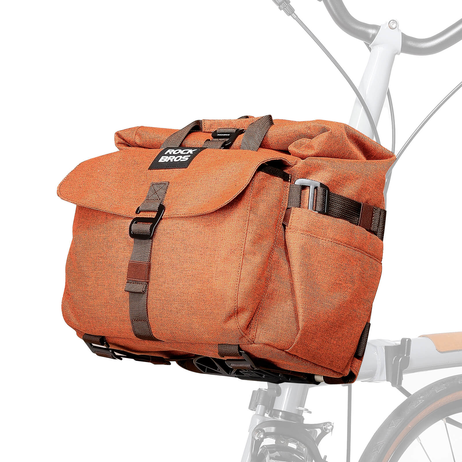 Fahrradtasche Lenkertasche für Brompton 15L+1,8L - Fahrradtaschen ROCKBROS - EU - NooMii
