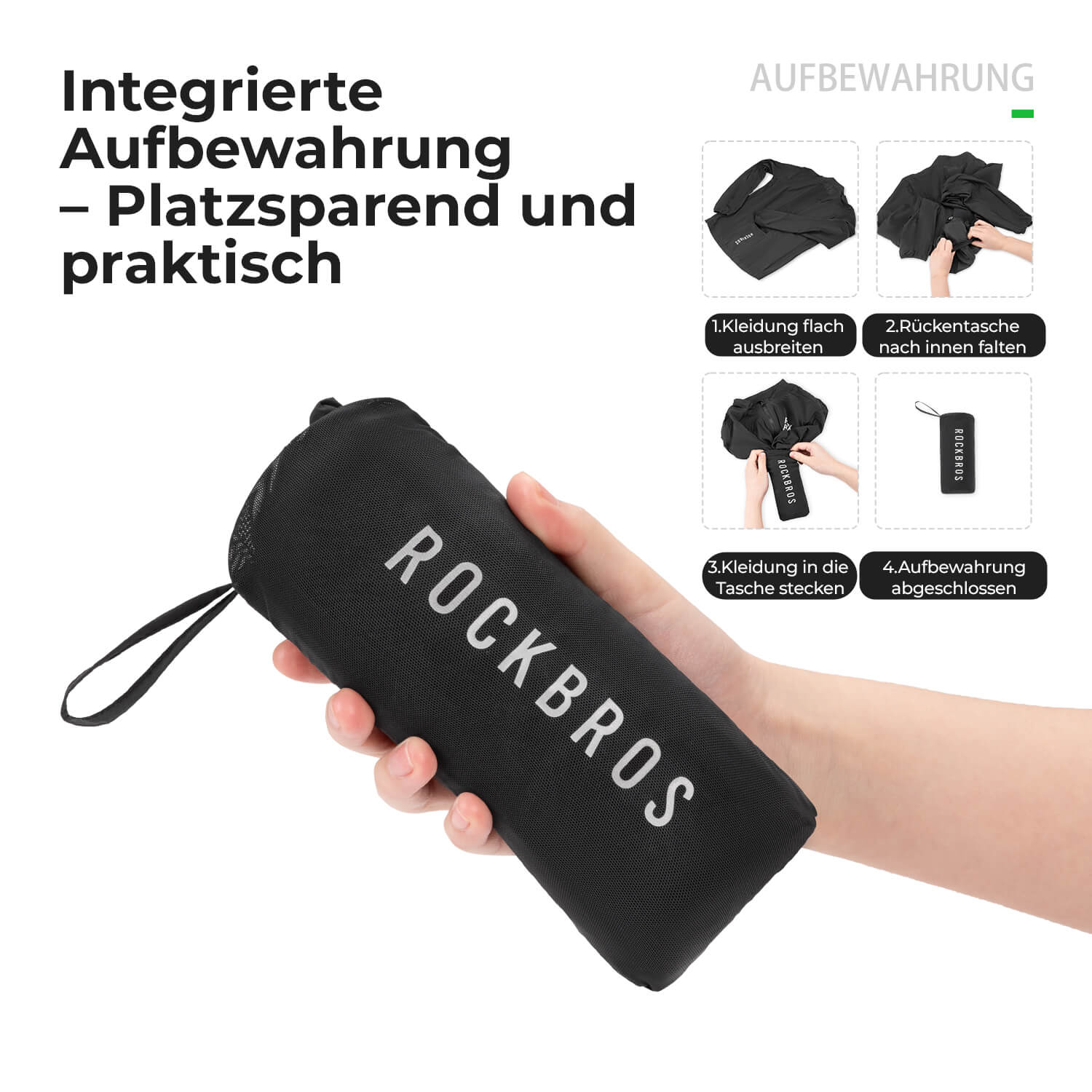 Herren Leichte Fahrradjacke Atmungsaktiv Frühling/Sommer - Fahrradjacke ROCKBROS - EU - NooMii