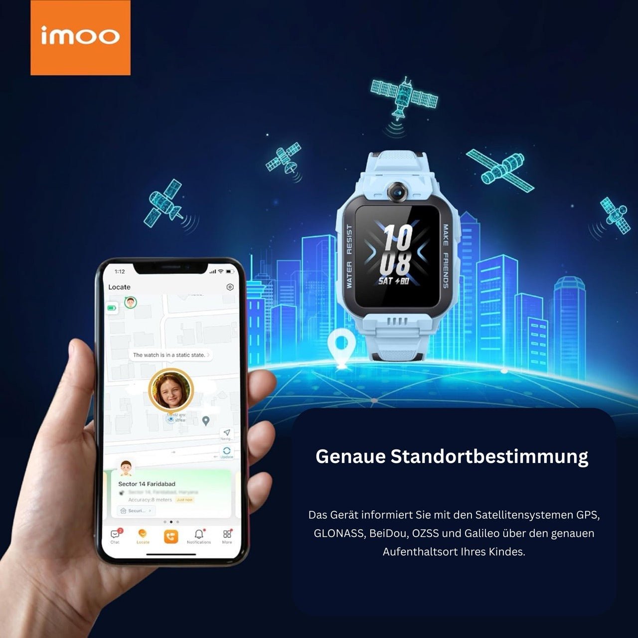 imoo Z7 Kinder - Smartwatch - Smartwatch IMOO - NooMii