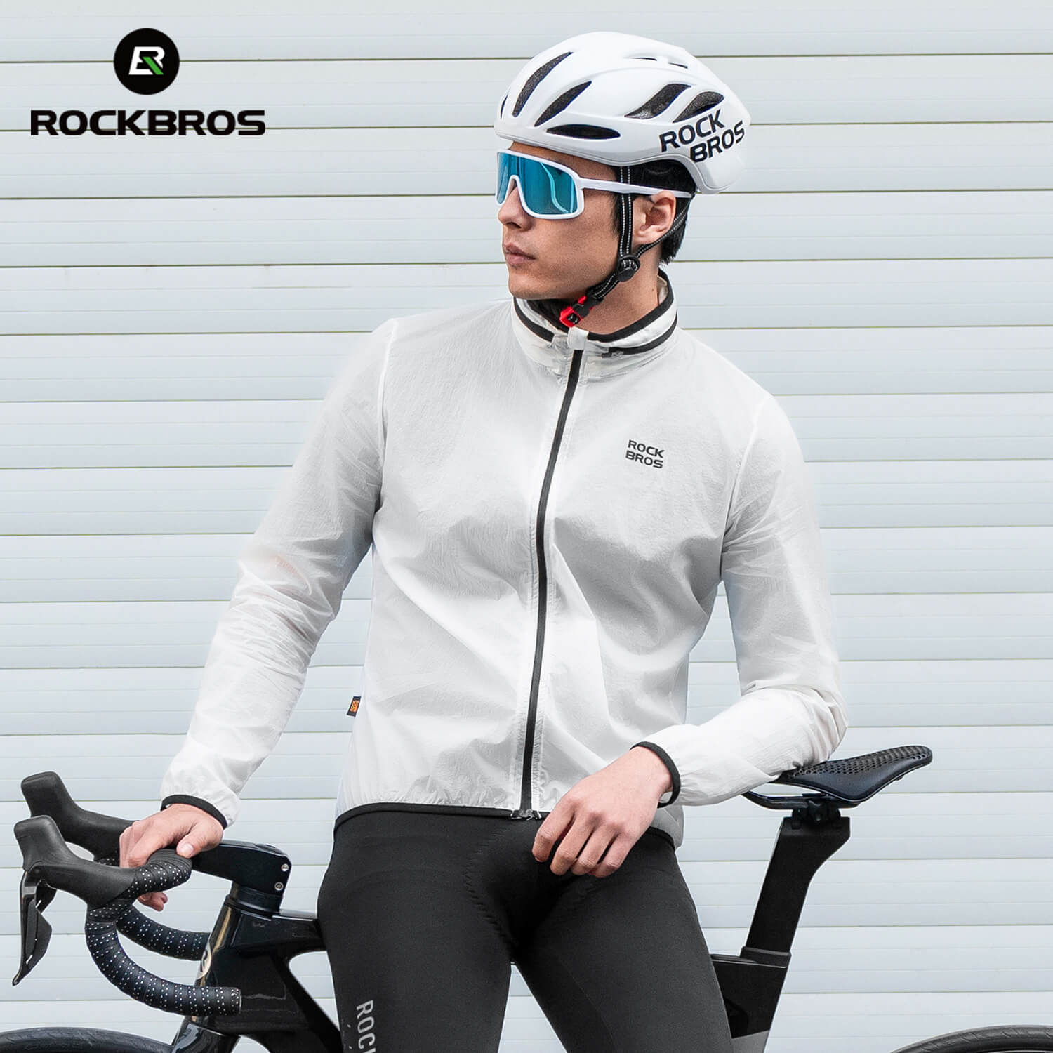 Leichte Fahrradjacke Nachleuchtend Faltbar Sommer Herren/Damen - Fahrradjacke ROCKBROS - EU - NooMii