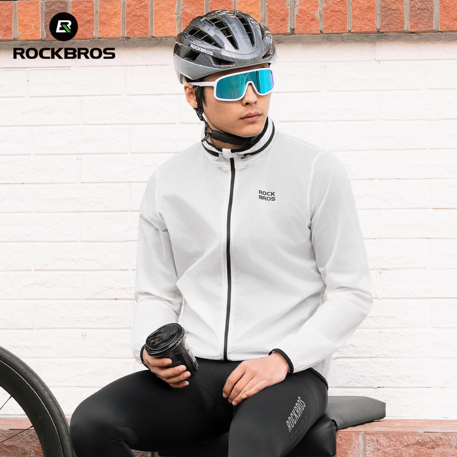 Leichte Fahrradjacke Nachleuchtend Faltbar Sommer Herren/Damen - Fahrradjacke ROCKBROS - EU - NooMii