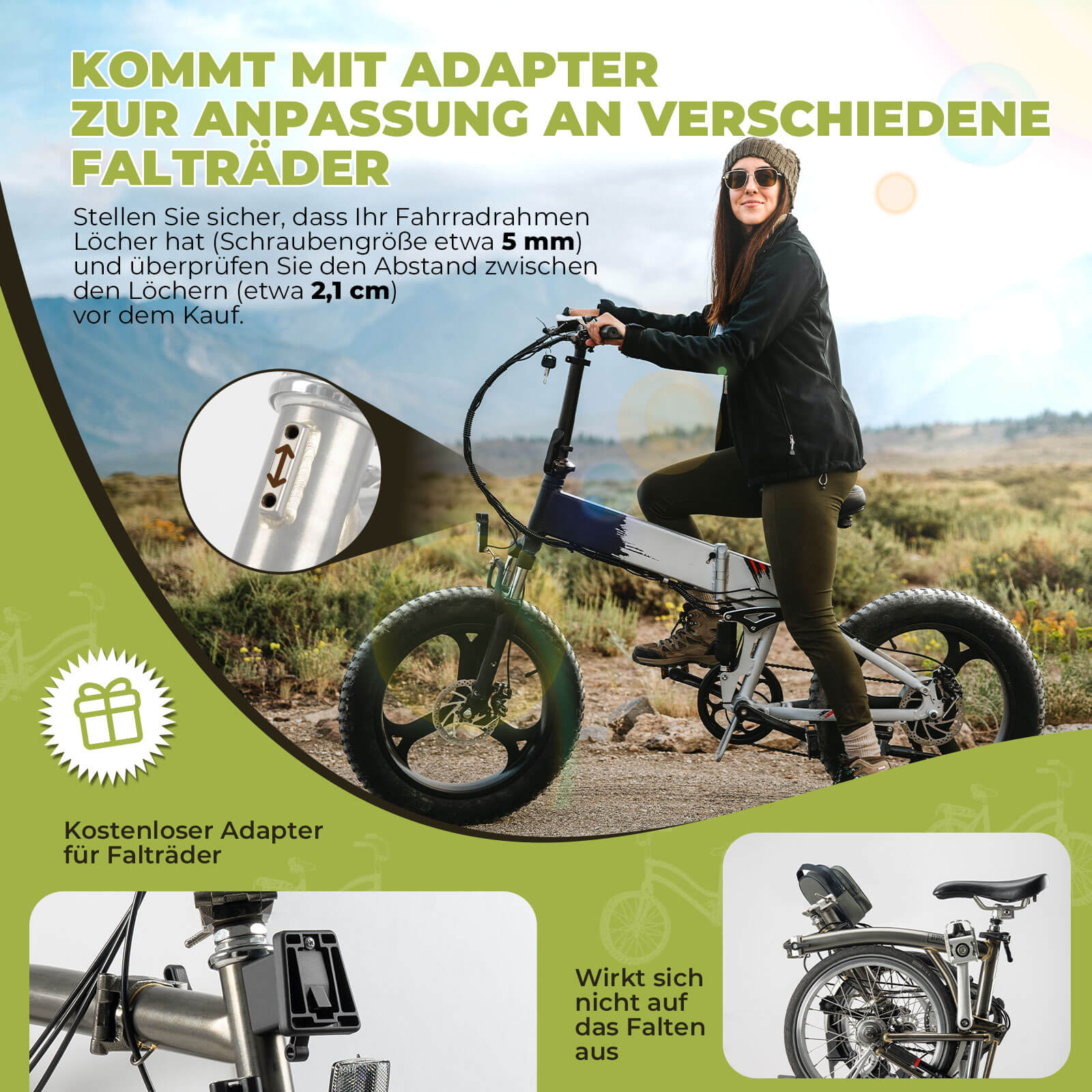 Lenkertasche für Klapprad/Brompton 1,8L - Fahrradtaschen ROCKBROS - EU - NooMii