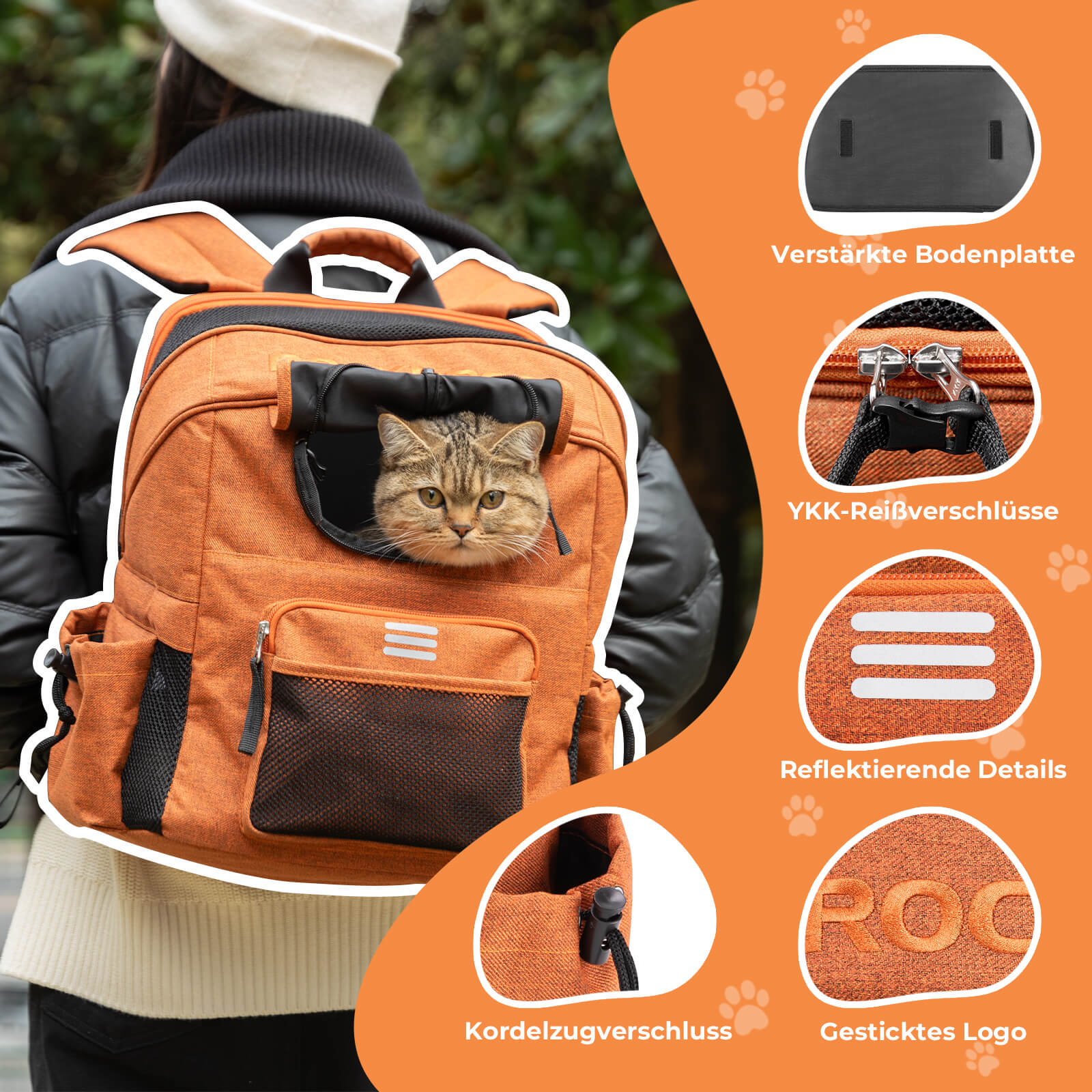 Lenkertasche Haustiertasche für Brompton/Klapprad 21 L - Fahrradtaschen ROCKBROS - EU - NooMii