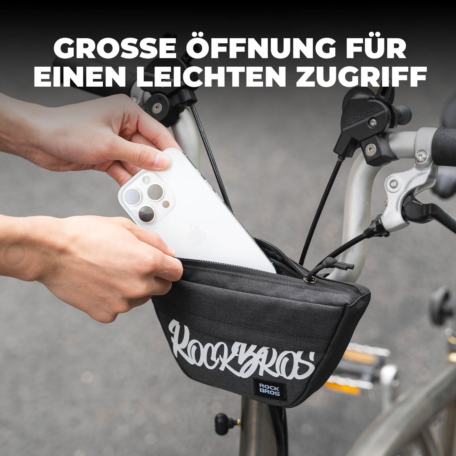 Lenkertasche Leicht Kompakt 0,7L - SketchRide Series - Fahrradtaschen ROCKBROS - EU - NooMii