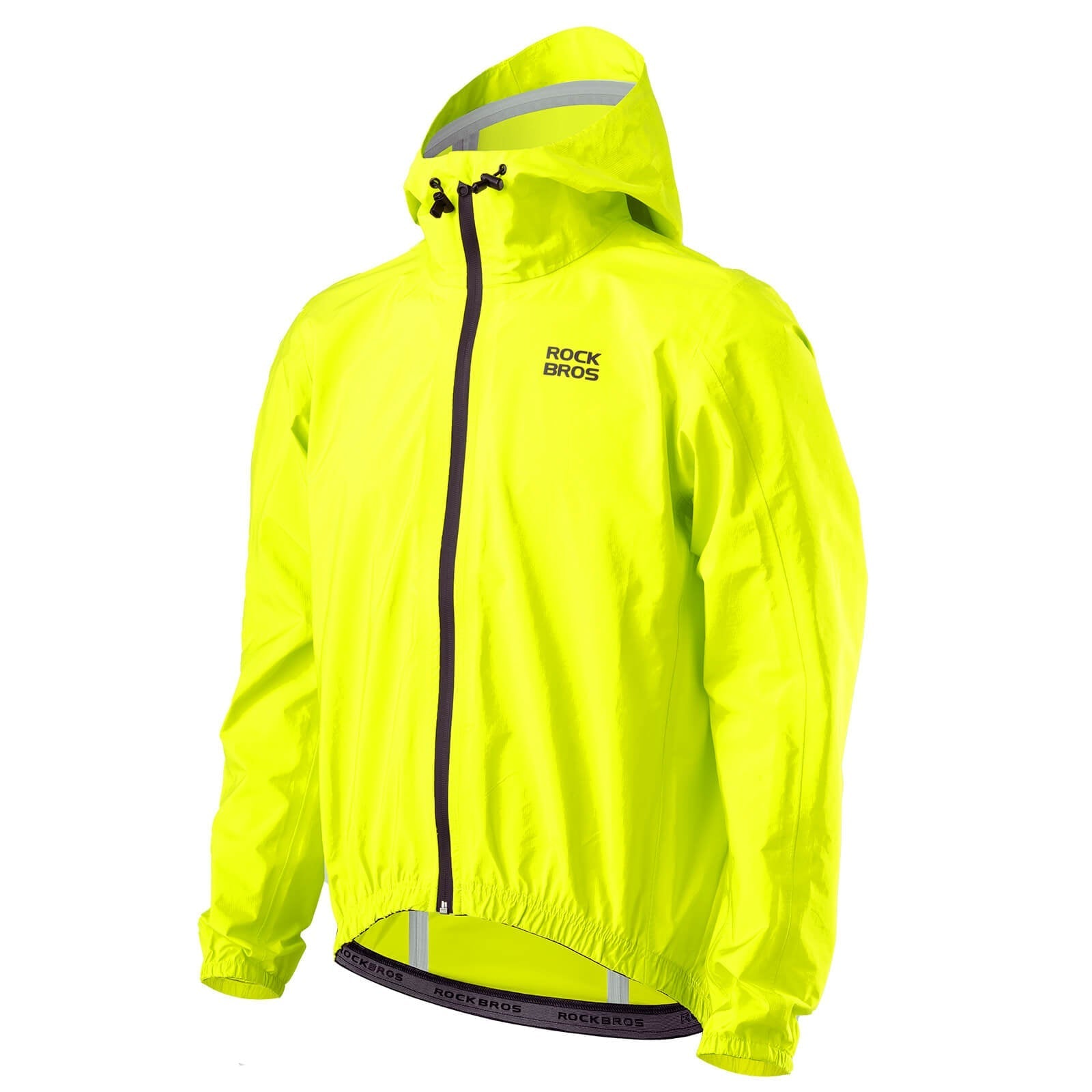 Neon Gelb Jacke Regenjacke Leicht Wasserdicht 0 - 15° Herren/Damen - Fahrradjacke ROCKBROS - EU - NooMii