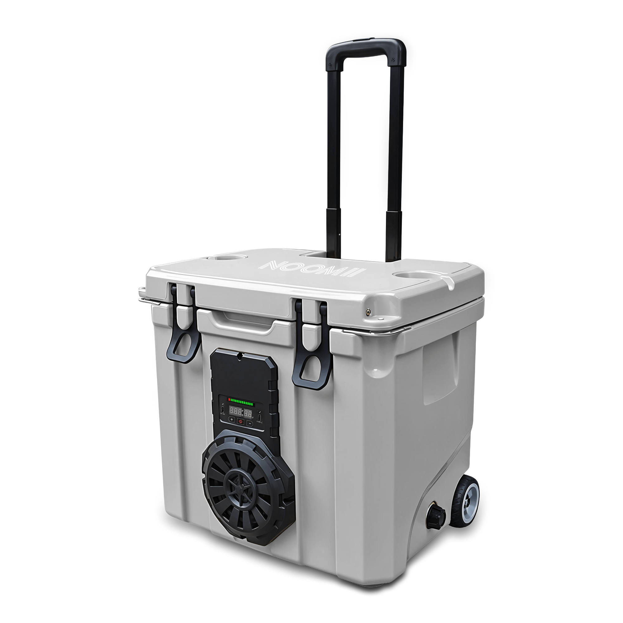 NooMii BeatRoller 35 – Kühlbox mit integriertem Bluetooth - Lautsprecher | 35L Volumen - Kühlbox NooMii - NooMii