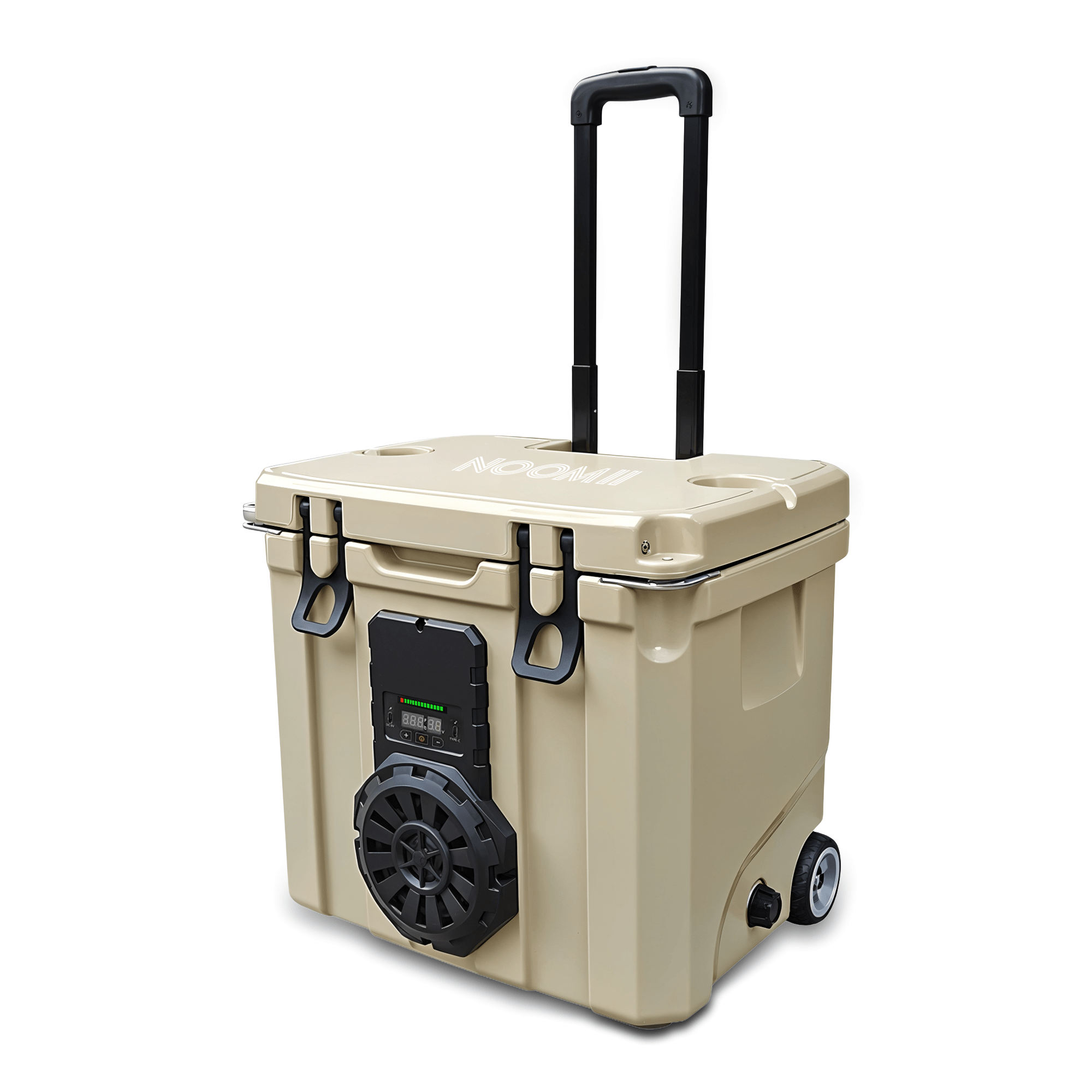 NooMii BeatRoller 35 – Kühlbox mit integriertem Bluetooth - Lautsprecher | 35L Volumen - Kühlbox NooMii - NooMii