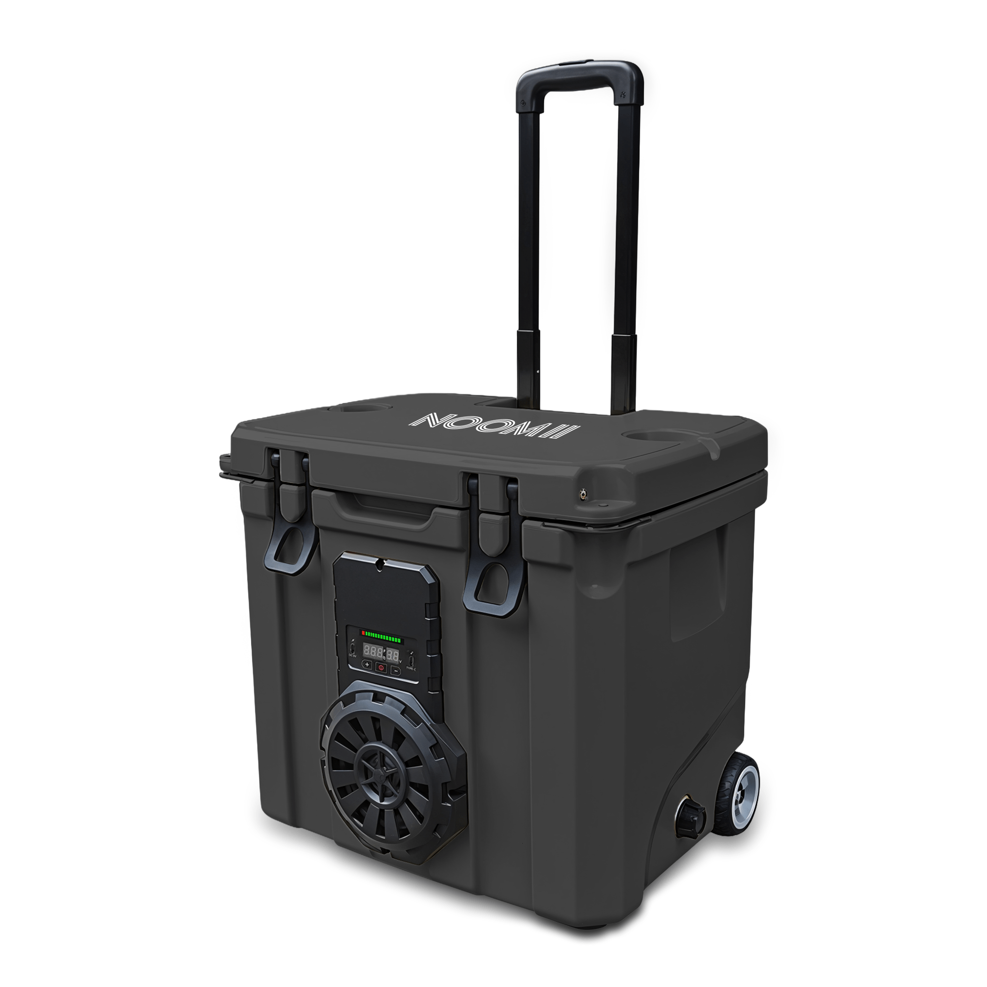 NooMii BeatRoller 35 – Kühlbox mit integriertem Bluetooth - Lautsprecher | 35L Volumen - Kühlbox NooMii - NooMii