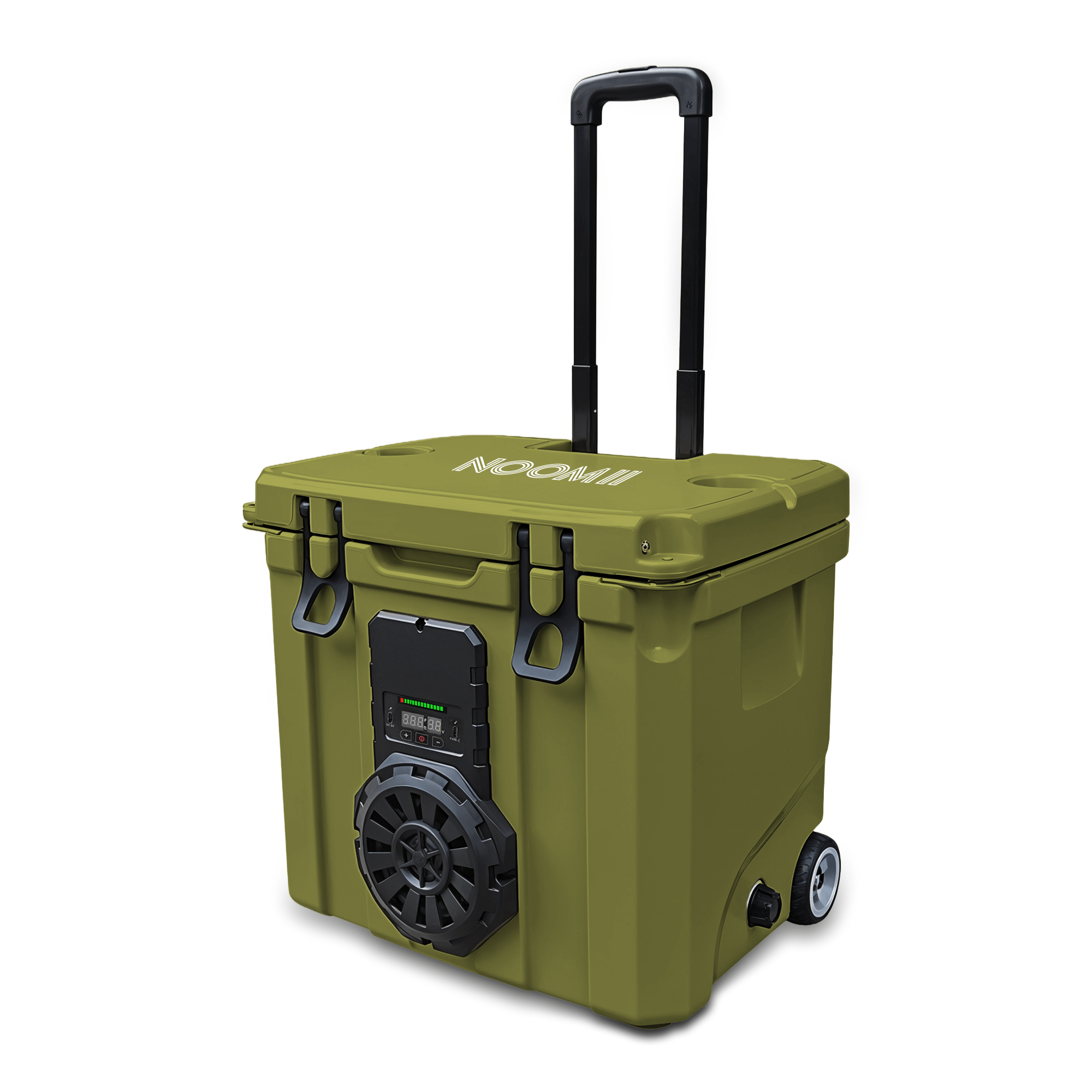 NooMii BeatRoller 35 – Kühlbox mit integriertem Bluetooth - Lautsprecher | 35L Volumen - Kühlbox NooMii - NooMii