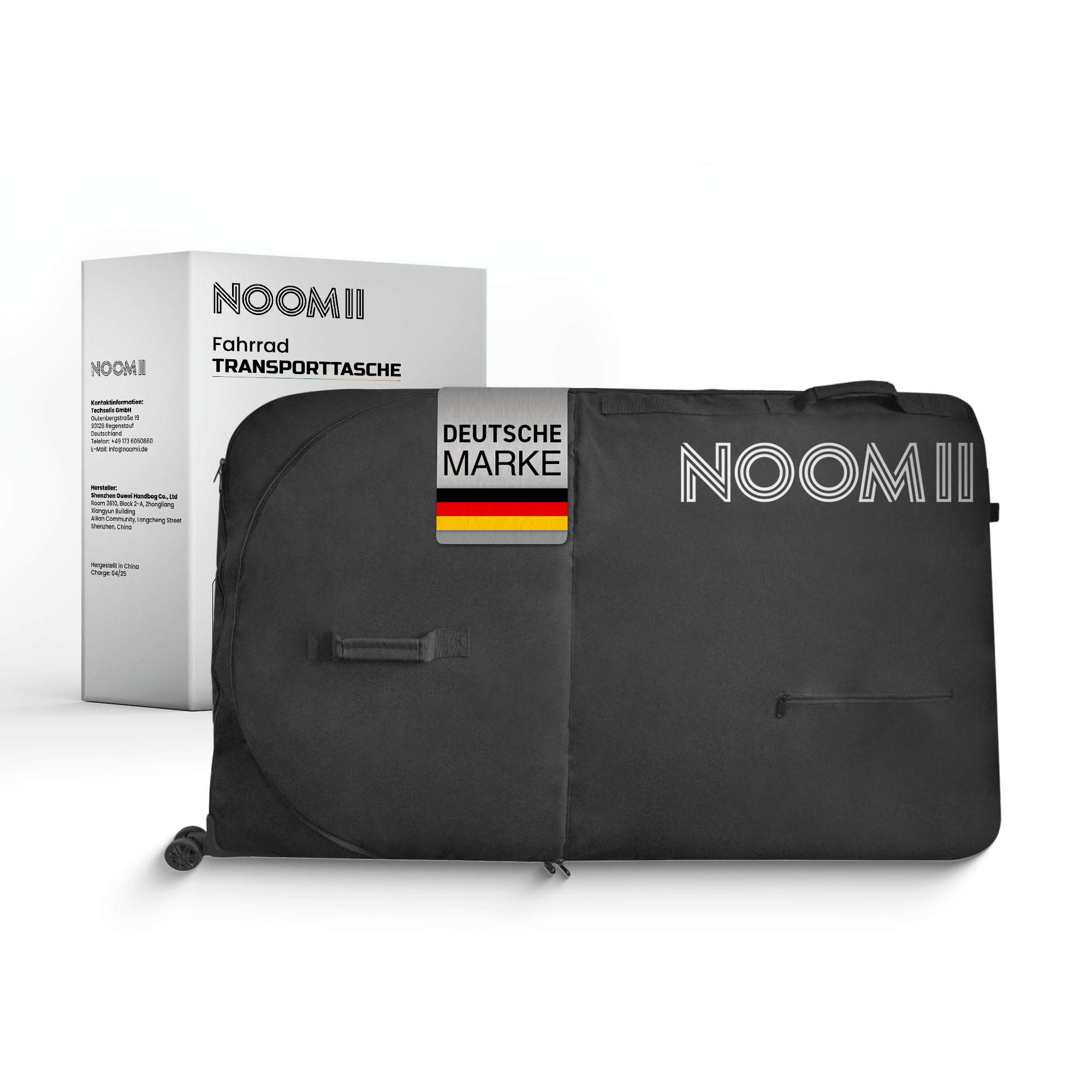 Fahrrad Transporttasche mit Rollen – NooMii Bike Travel Bag