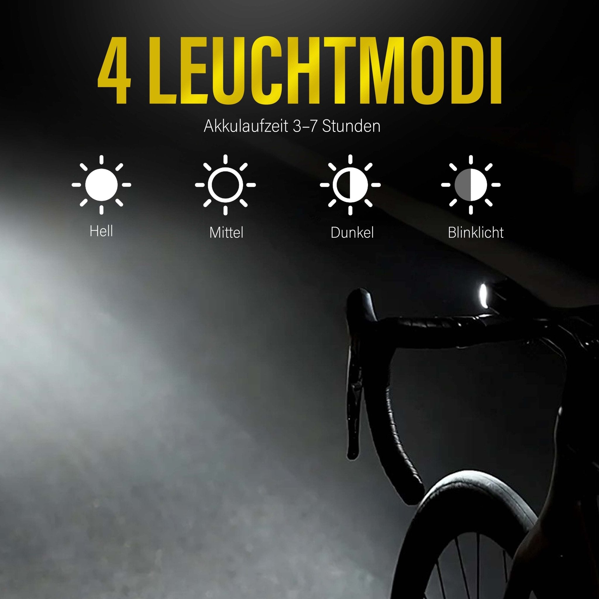 NooMii LED Fahrradlicht NM - BR500 - Fahrradzubehör NooMii - NooMii