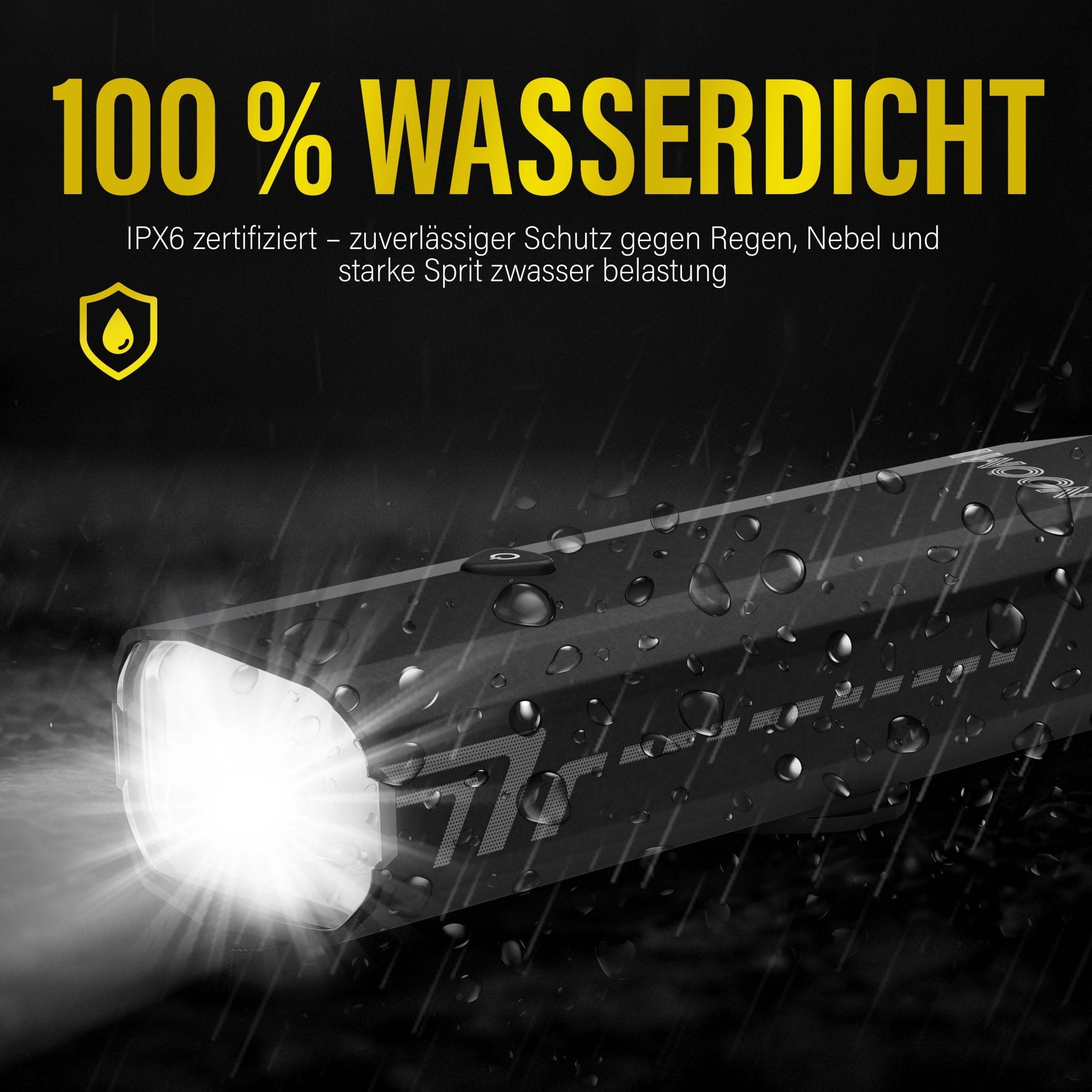 NooMii LED Fahrradlicht NM - BR500 - Fahrradzubehör NooMii - NooMii