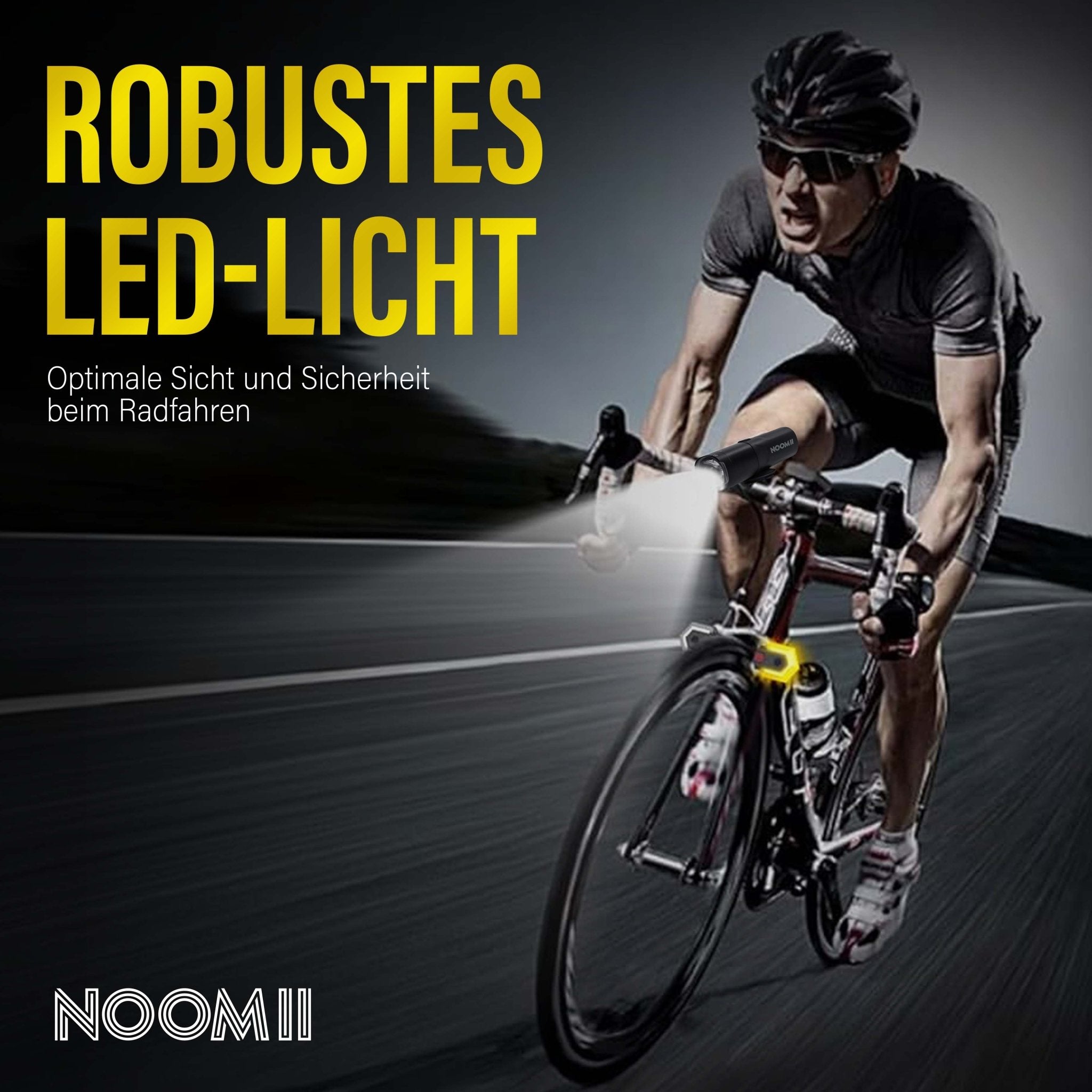 NooMii LED Fahrradlicht NM - M03 - Fahrradzubehör NooMii - NooMii