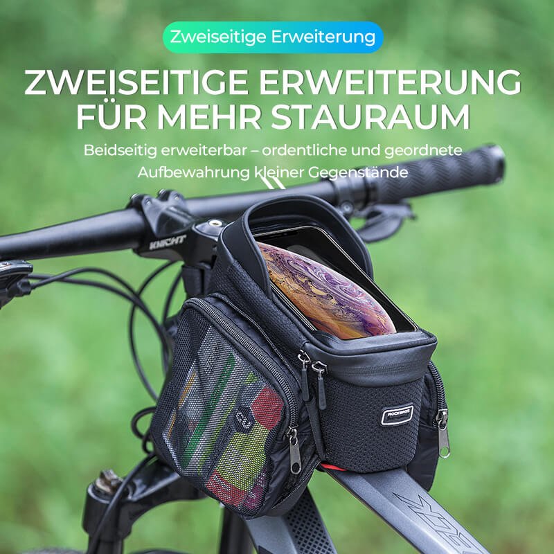 Oberrohrtasche für Smartphone mit Regenschutz - ROCKBROS - EU - NooMii