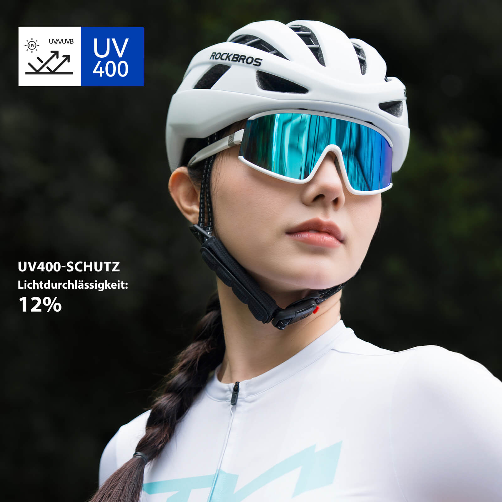 Polarisierte Fahrradbrille Ultraleicht UV400 Schutz 4 Farben - Fahrradbrille ROCKBROS - EU - NooMii