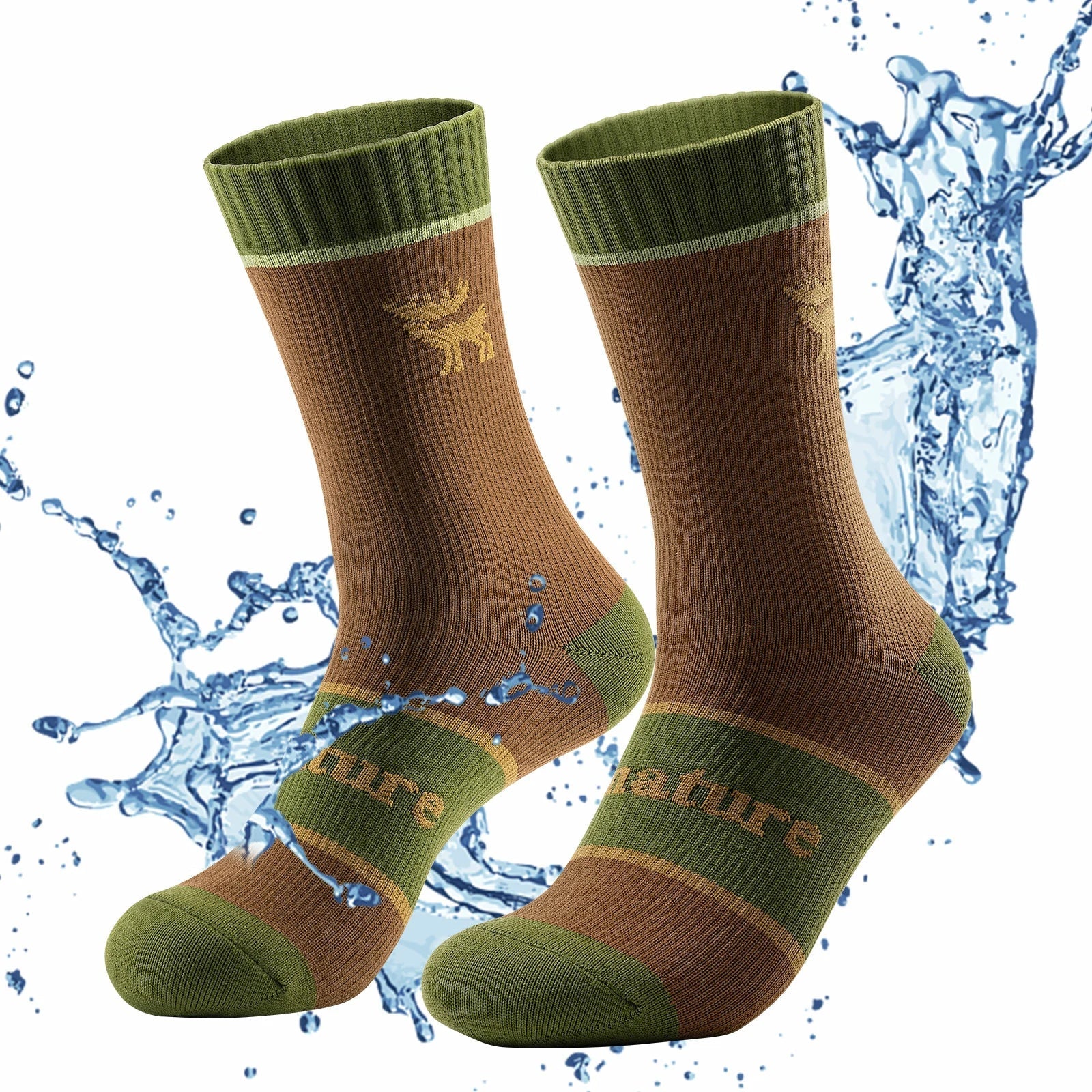 Qunature Wasserdichte Fahrradsocken Atmungsaktiv Unisex - Fahrradsocken ROCKBROS - EU - NooMii