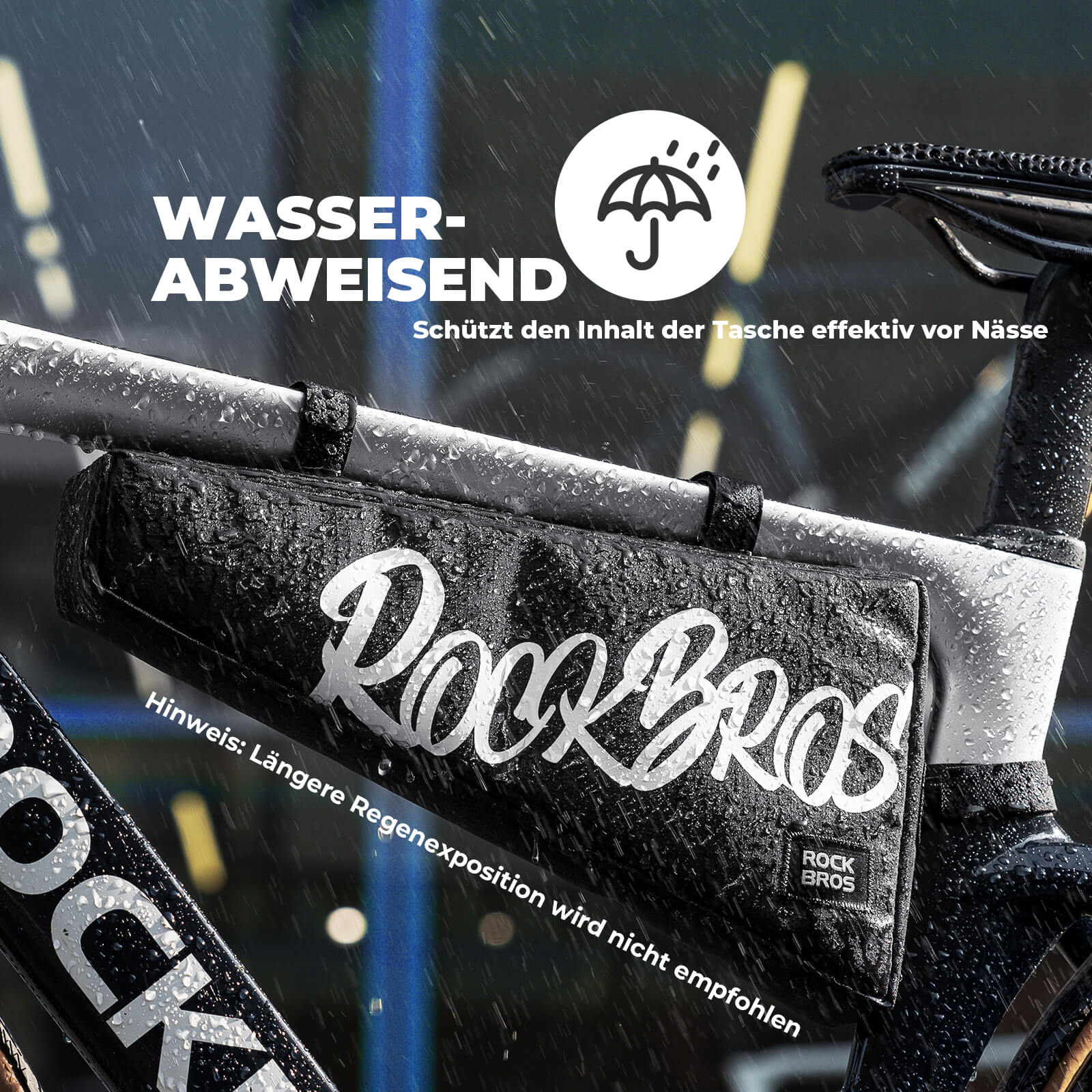 Rahmentasche mit Klettbandverschluss 1,9L - SketchRide Series - Fahrradtaschen ROCKBROS - EU - NooMii