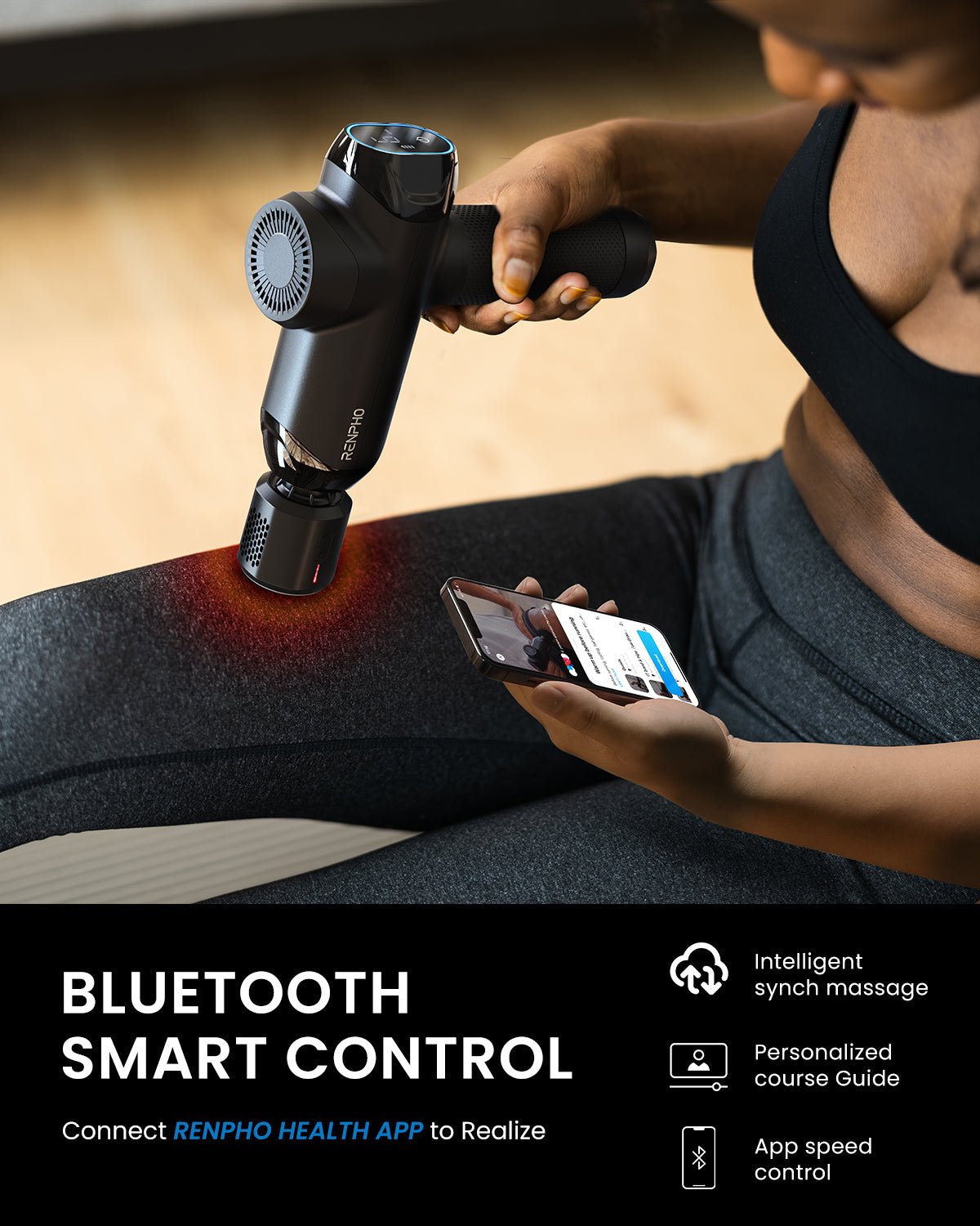 RENPHO Power+ ThermalCool Massage Gun - NooMii