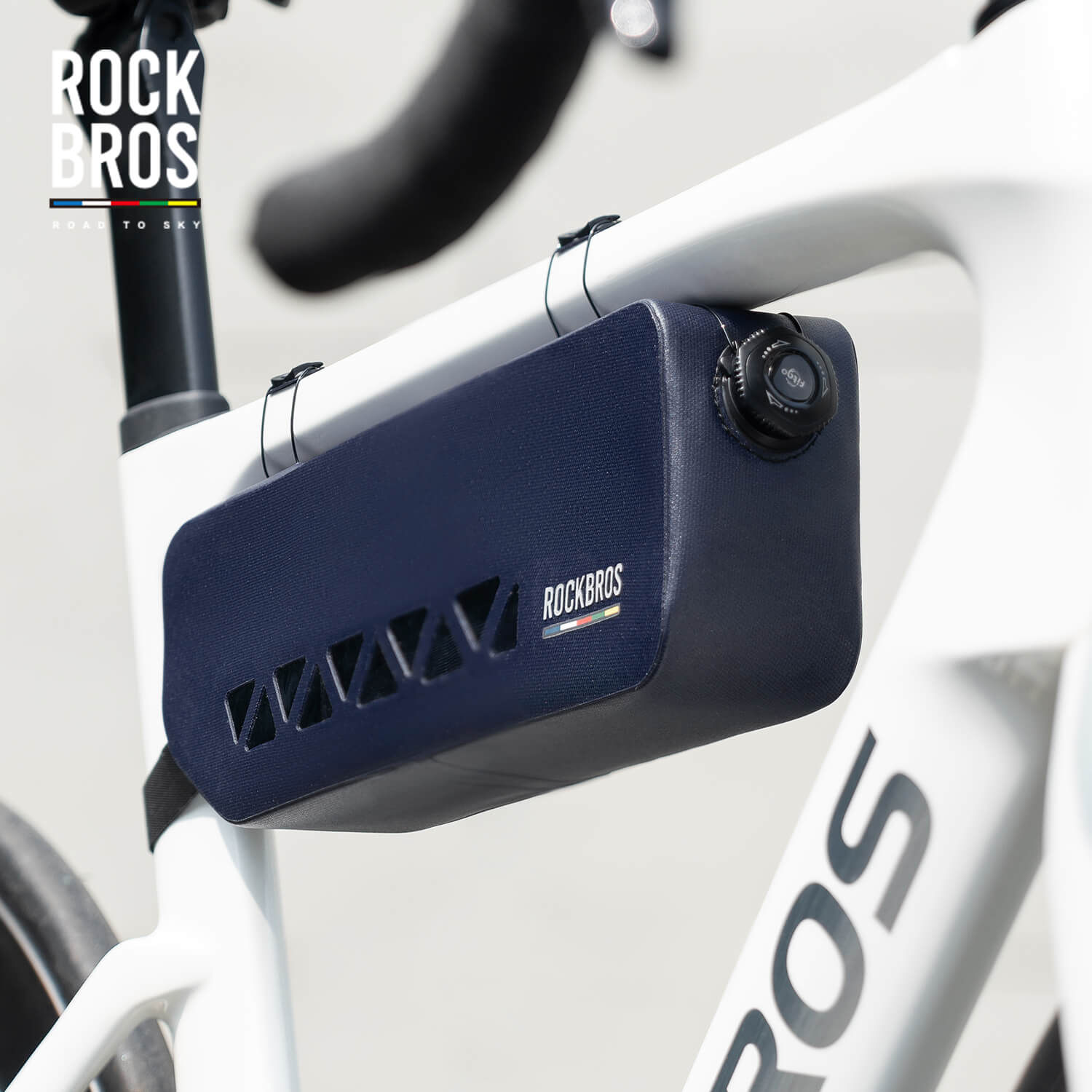 ROAD TO SKY 100 % Wasserdicht Rahmentasche 1,7 L - Fahrradtaschen ROCKBROS - EU - NooMii