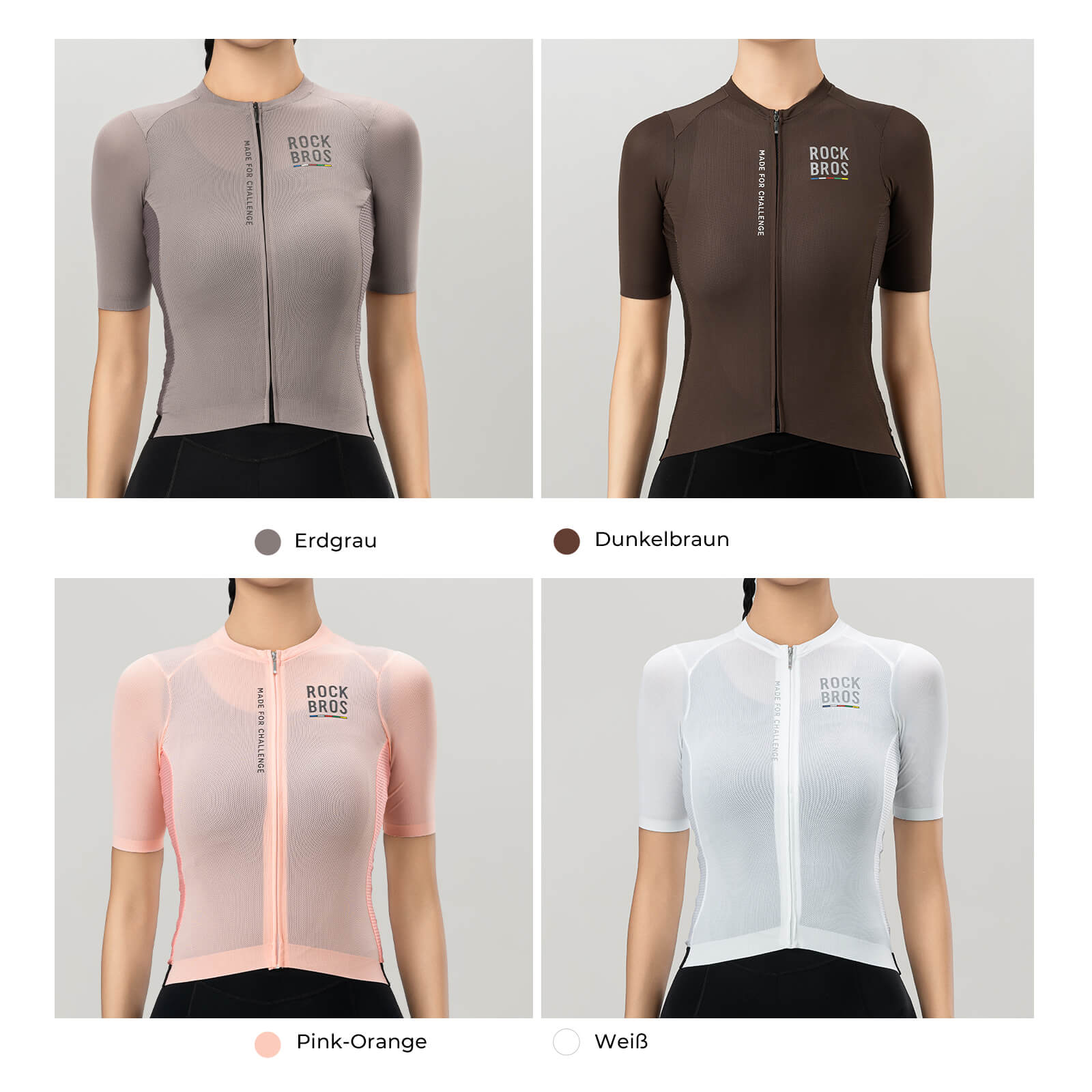 ROAD TO SKY Damen Kurzarm Fahrradtrikot Fahrrad Jersey für MTB & Rennrad - Fahrradtrikot ROCKBROS - EU - NooMii