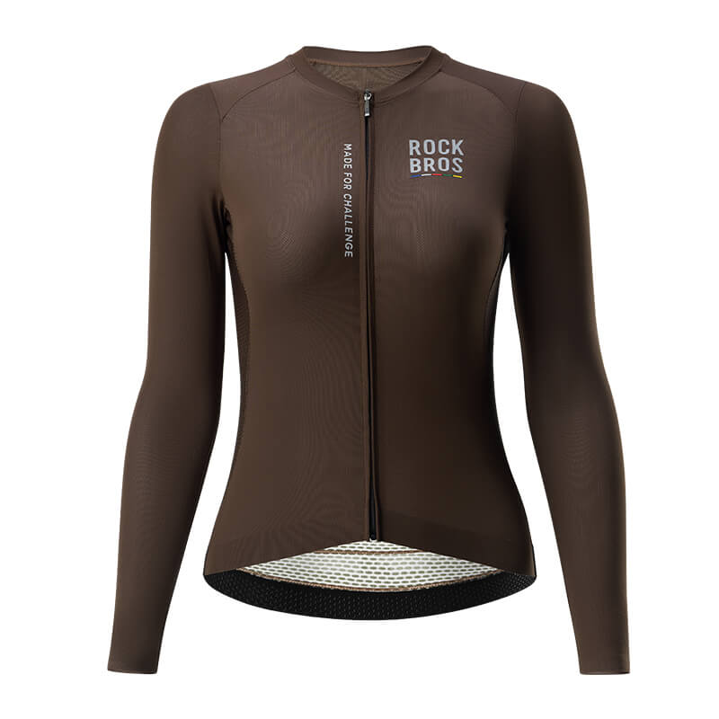 ROAD TO SKY Damen Langarm - Radtrikot Fahrrad Jersey für MTB & Rennrad - Fahrradtrikot ROCKBROS - EU - NooMii