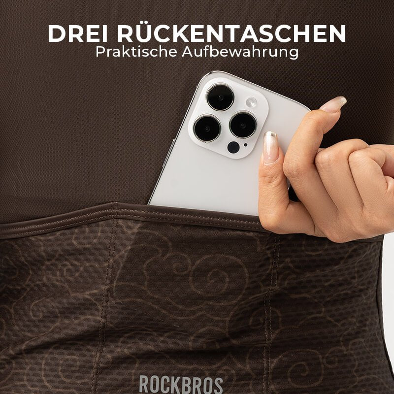 ROAD TO SKY Damen Langarm - Radtrikot Fahrrad Jersey für MTB & Rennrad - Fahrradtrikot ROCKBROS - EU - NooMii